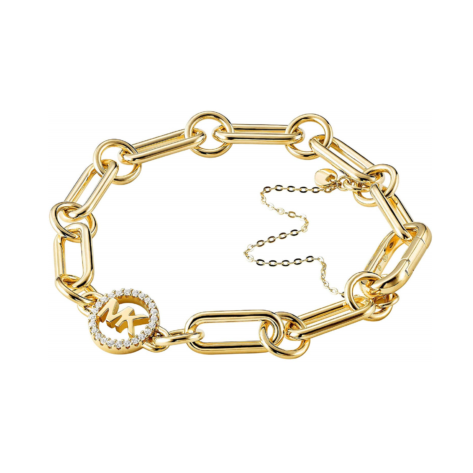 Michael Kors Custom Kors 14ct Gold Plated Charm Bracelet | Bracelets ...