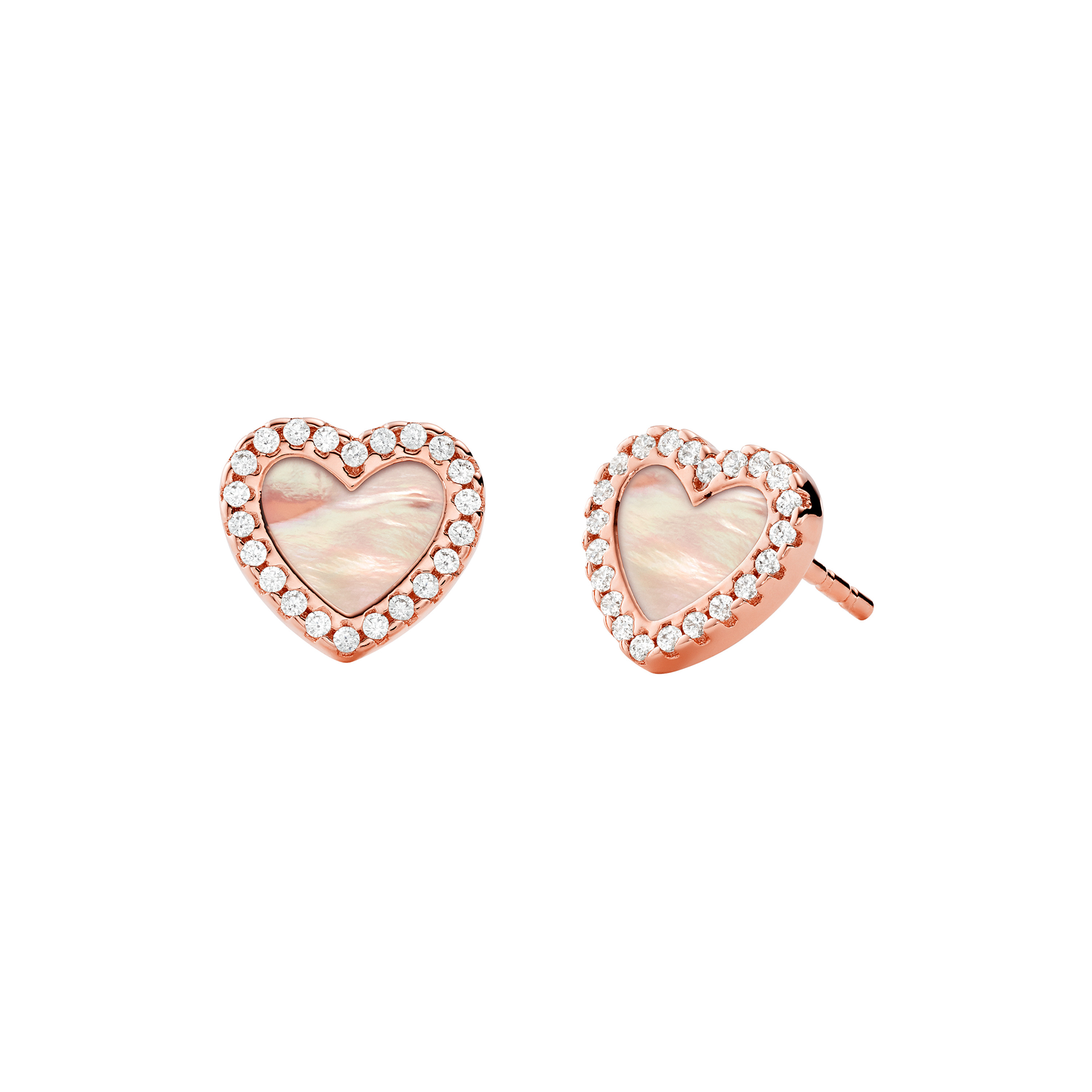 michael kors love heart earrings