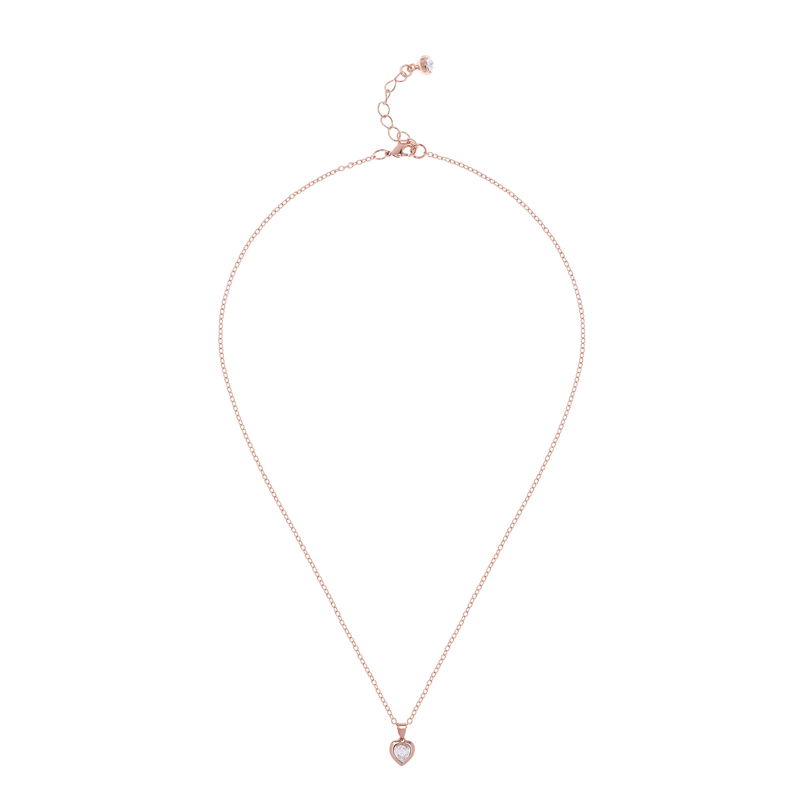 Ted Baker Rose Crystal Heart Pendant | Necklaces | Jewellery | Goldsmiths