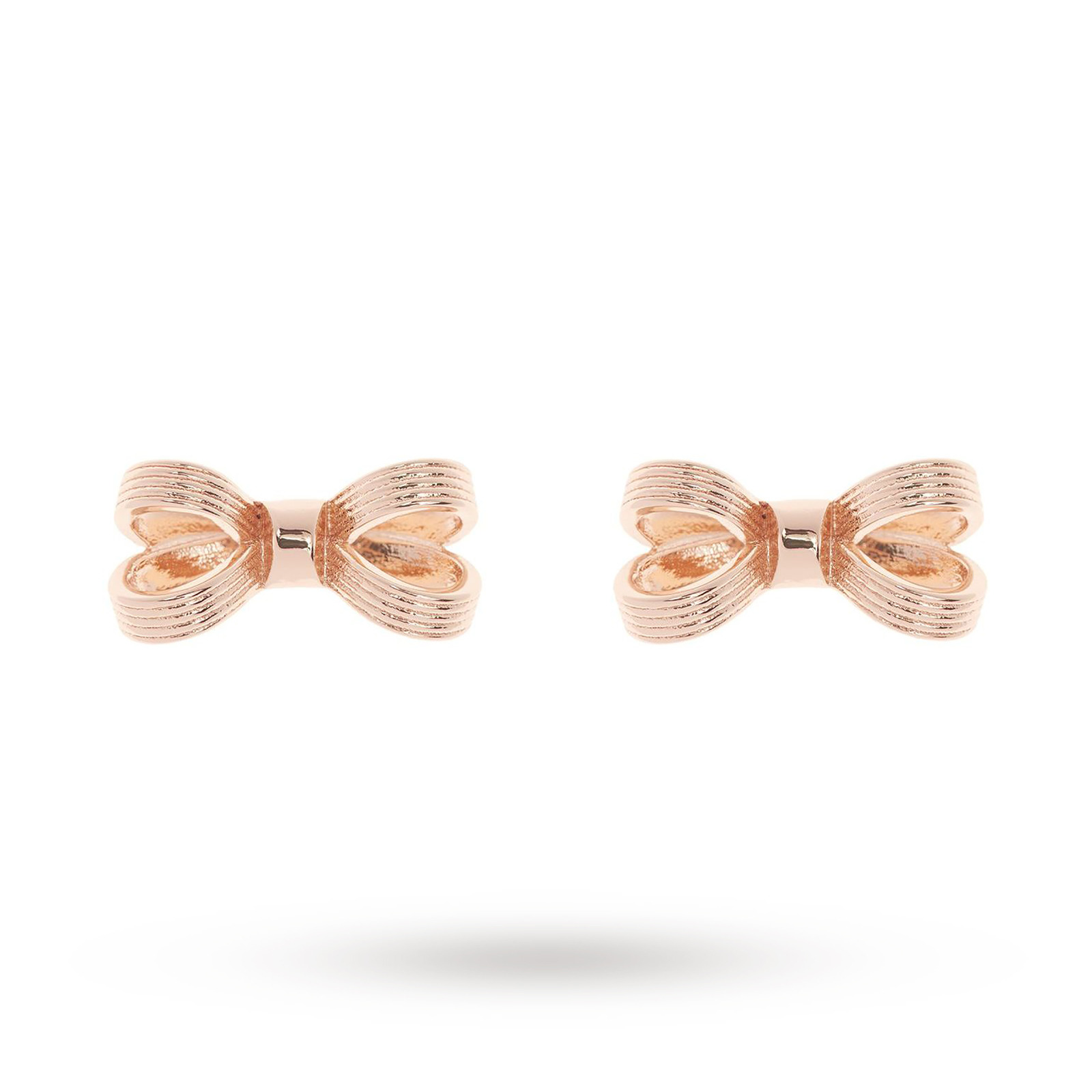 ted baker bow earrings rose gold