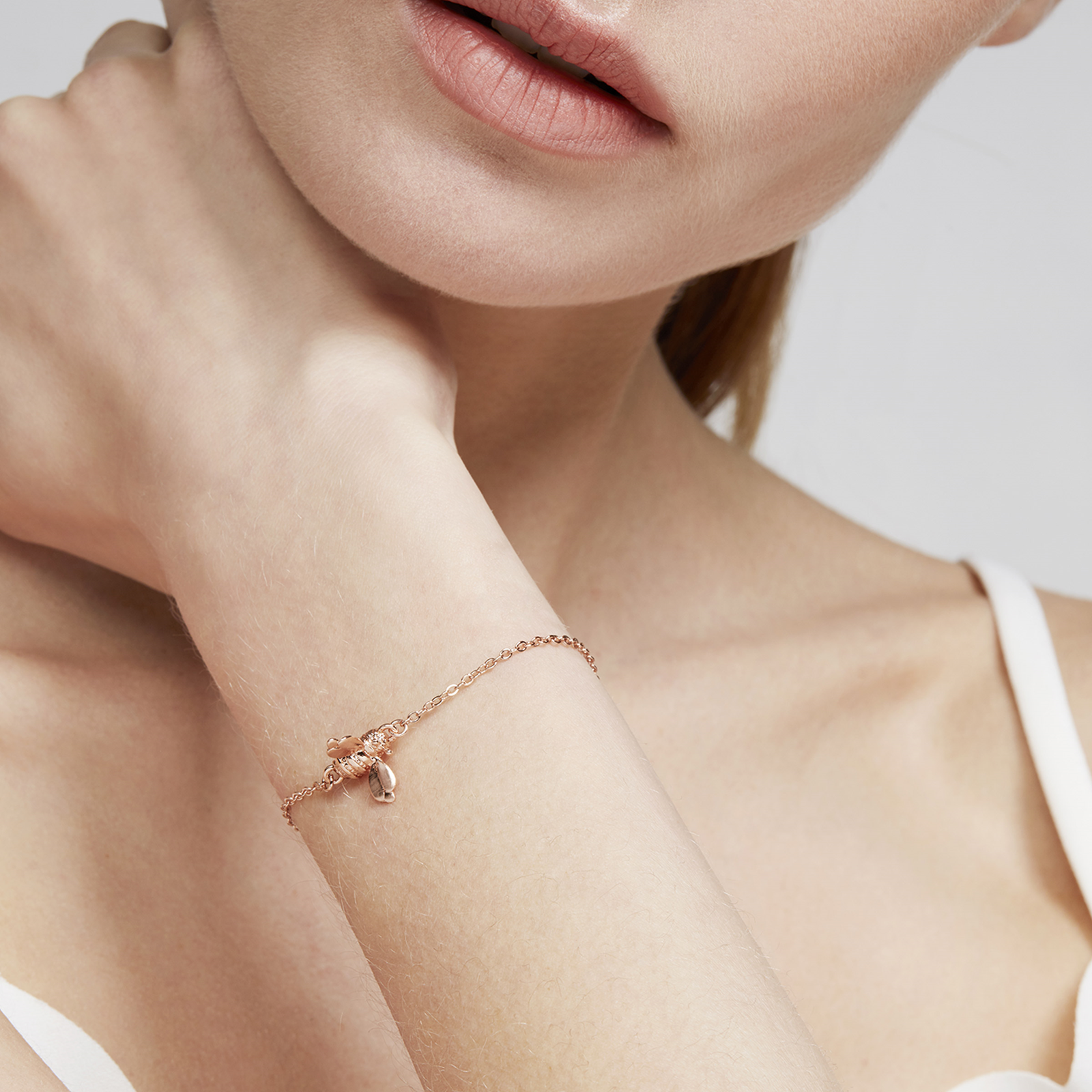 ted baker rose gold bee bracelet