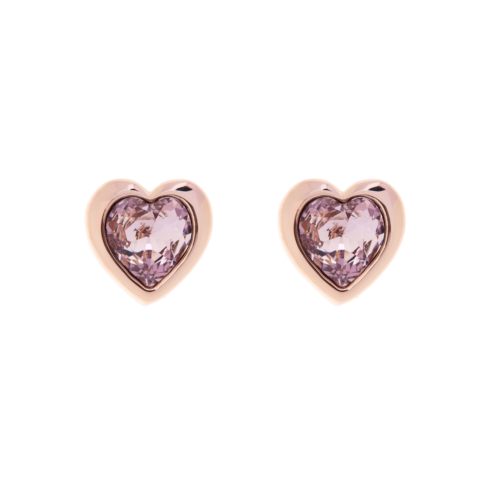 ted baker crystal heart earrings