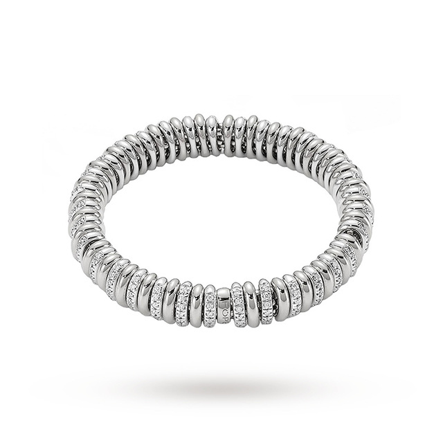 Fope 18ct White Gold Flex It Vendome Multi Rondel Bracelet Fope 18ct White Gold Flex It Vendome Multi Rondel Bracelet