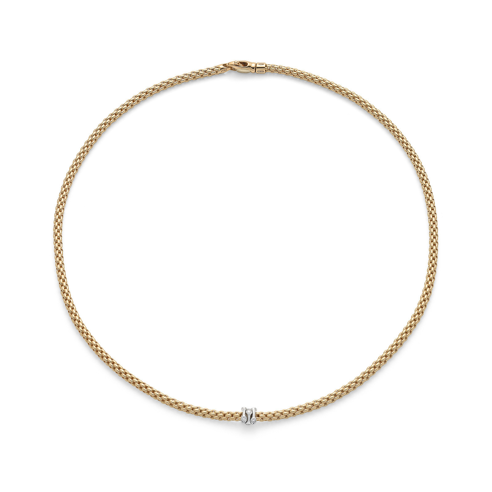 Fope Flex'it Prima Yellow Gold Diamond Necklace Reviews