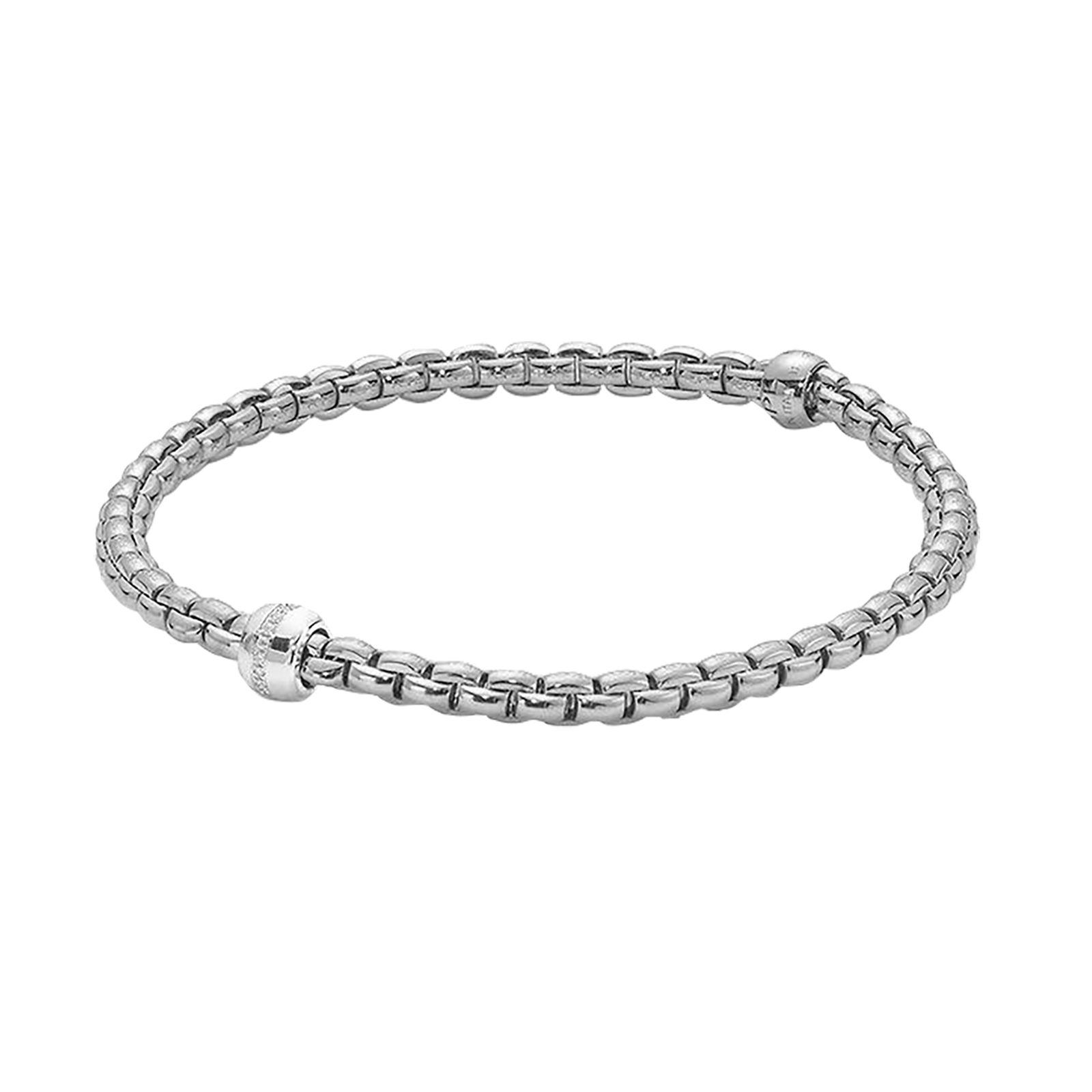 Fope Flex'it Eka Tiny Diamond Bracelet | Bracelets | Jewellery | Goldsmiths