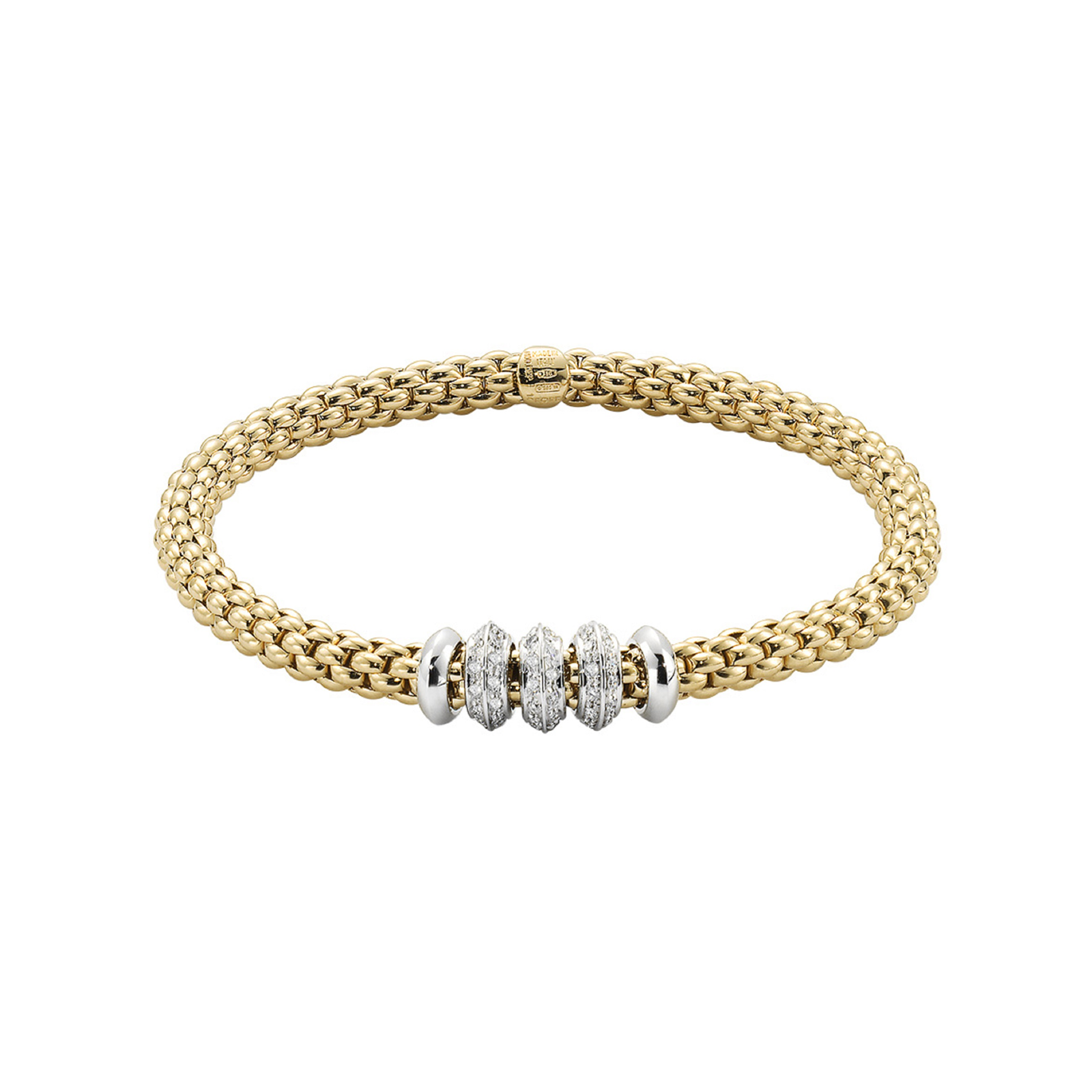 Fope 18ct Yellow Gold Solo Diamond Bracelet Reviews