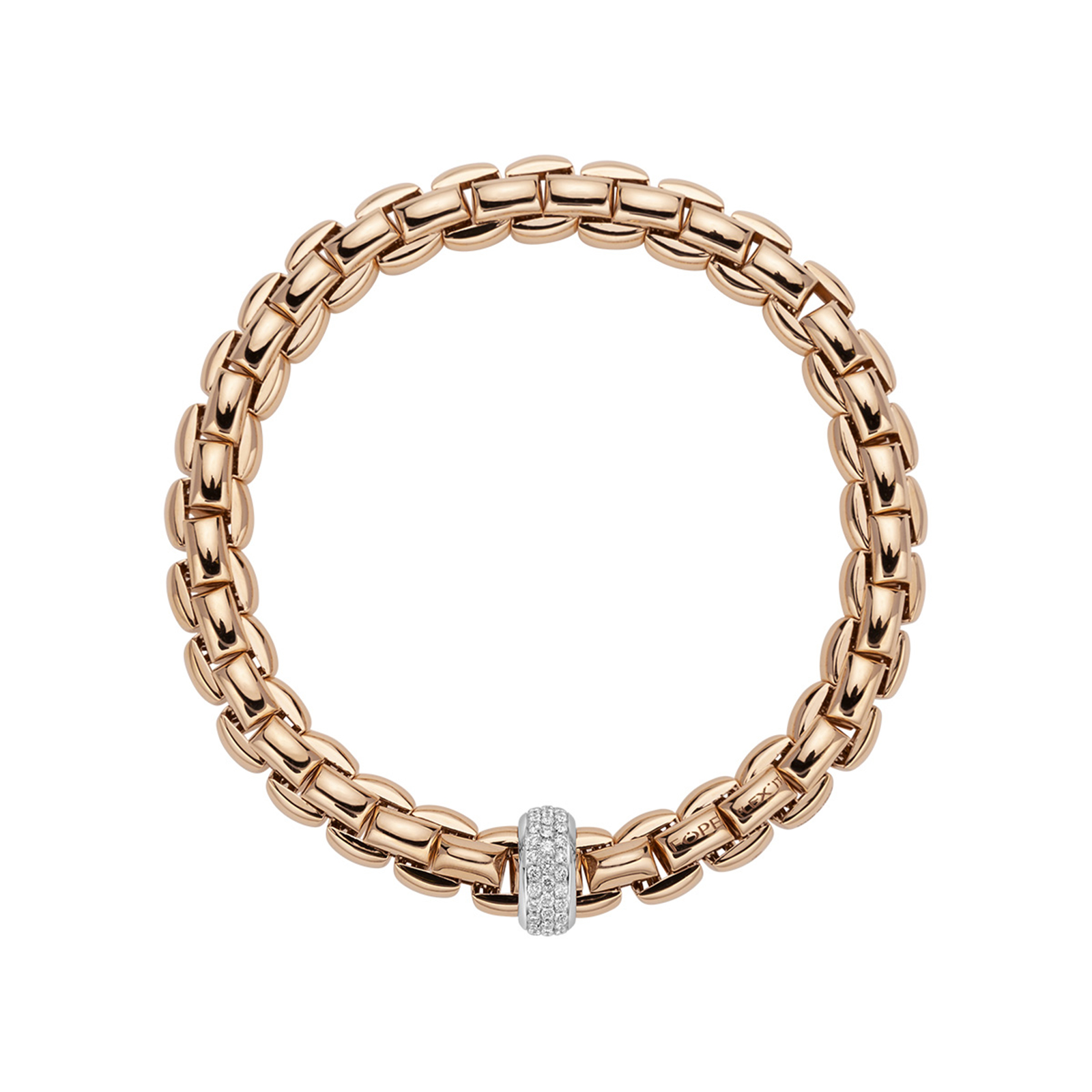 Fope 18ct Rose & White Gold Flex'it Bracelet Review