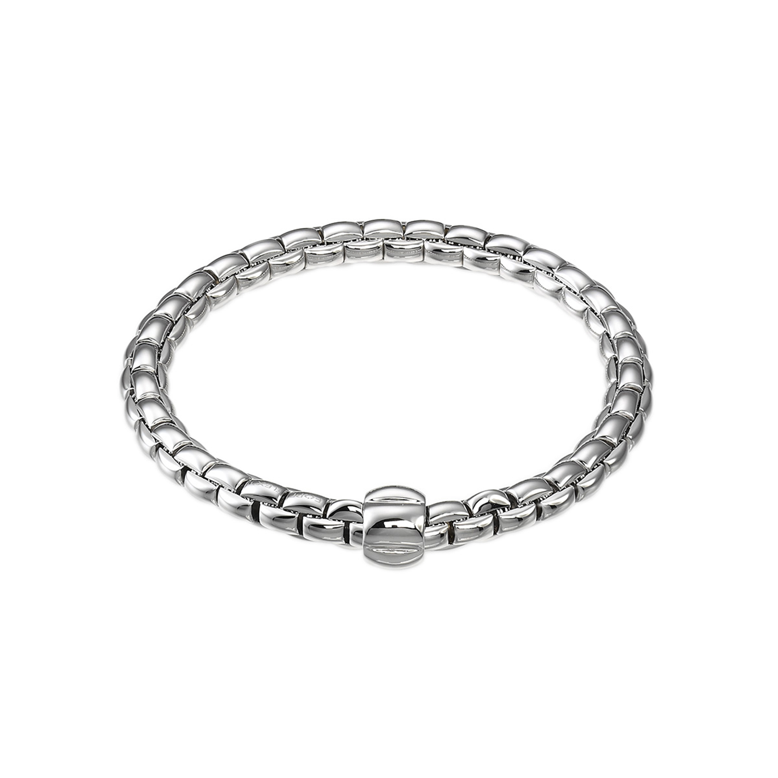 Fope 18ct White Gold Eka Bracelet | Bracelets | Jewellery | Mappin & Webb