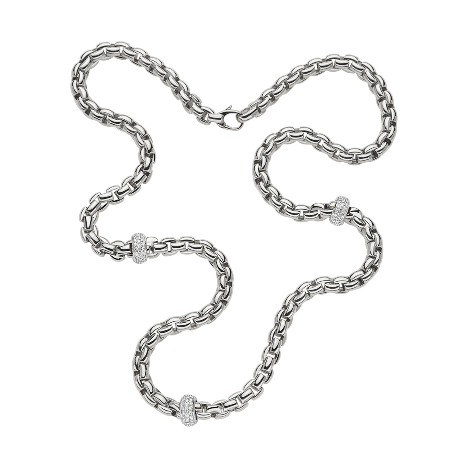 Fope 18ct White Gold Flex'it Necklace Reviews