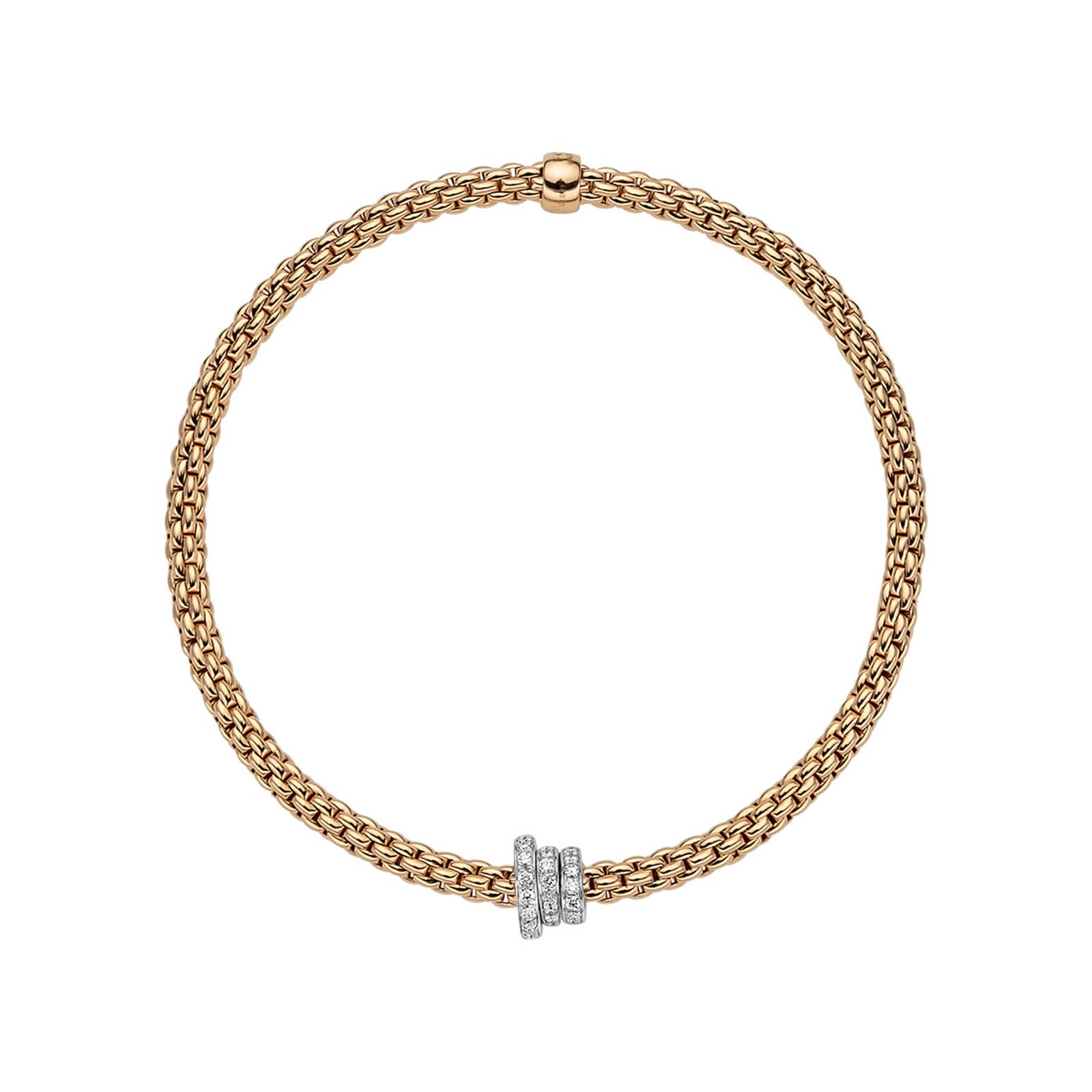 Fope 18ct Rose & White Flex'it Prima Gold Bracelet Review