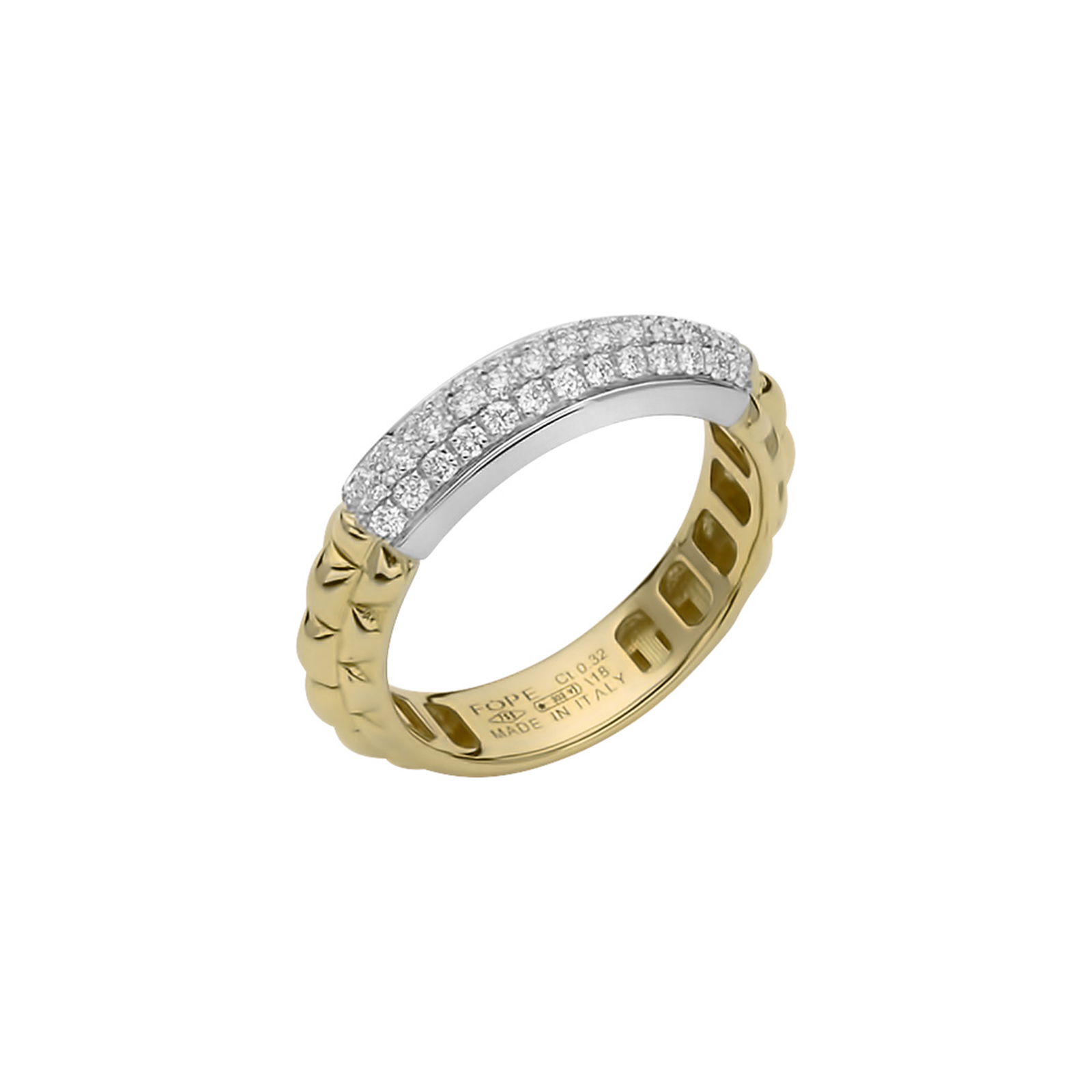 Fope 18ct Yellow & White Gold Eka Ring Reviews