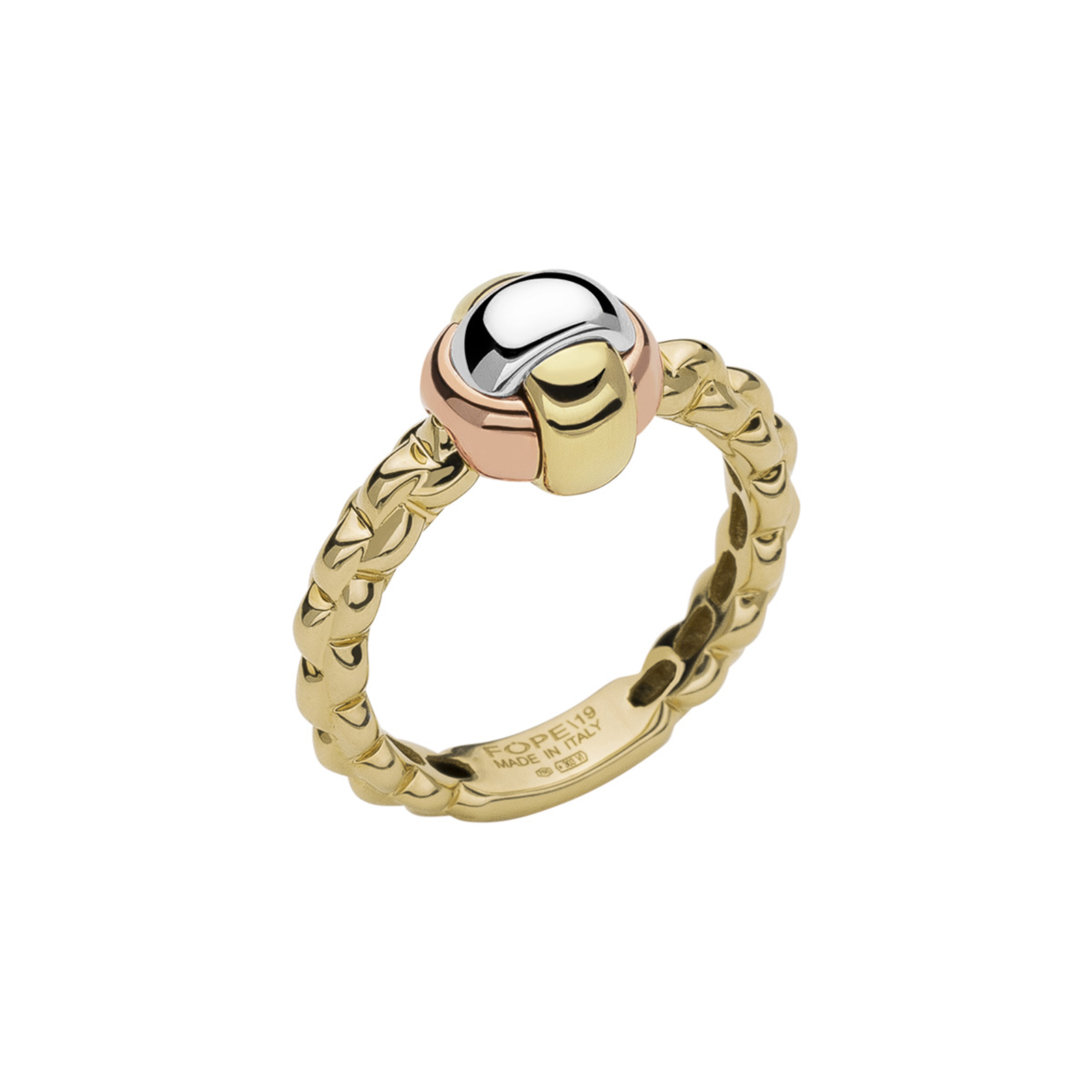 Fope 18ct Yellow Gold Flex'it Eka Tiny Ring Reviews