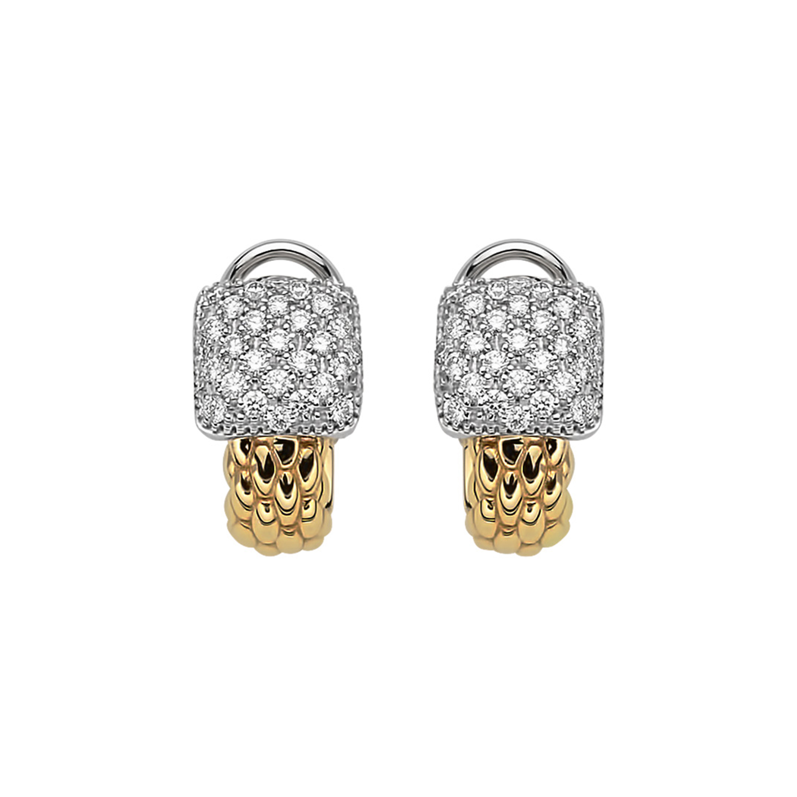 Fope 18ct Yellow & White Gold Flex'it Vendome Earrings Reviews