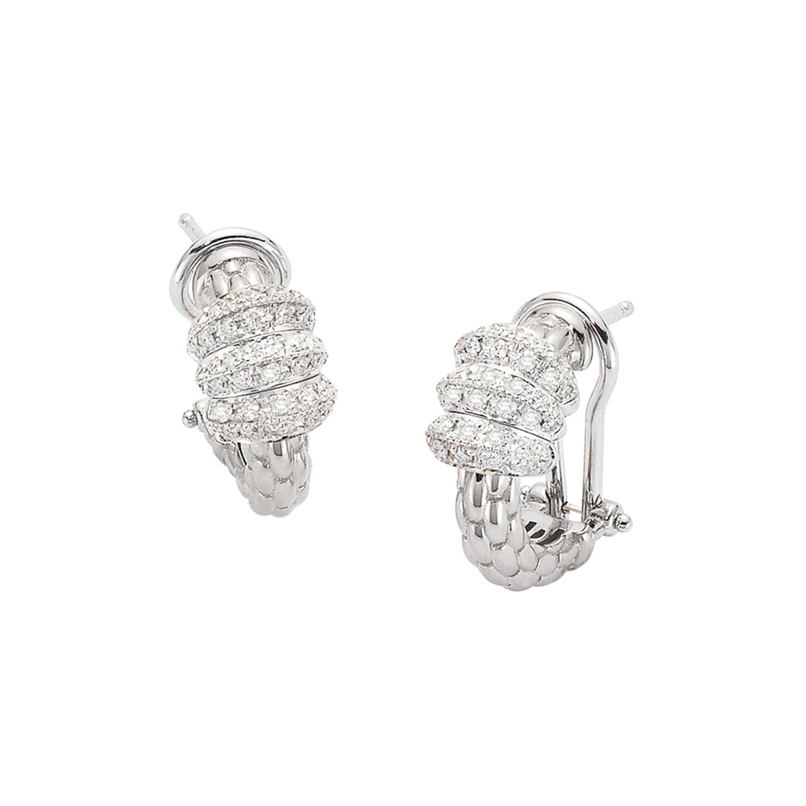 Fope 18ct White Gold Flex'it Solo Earrings Reviews