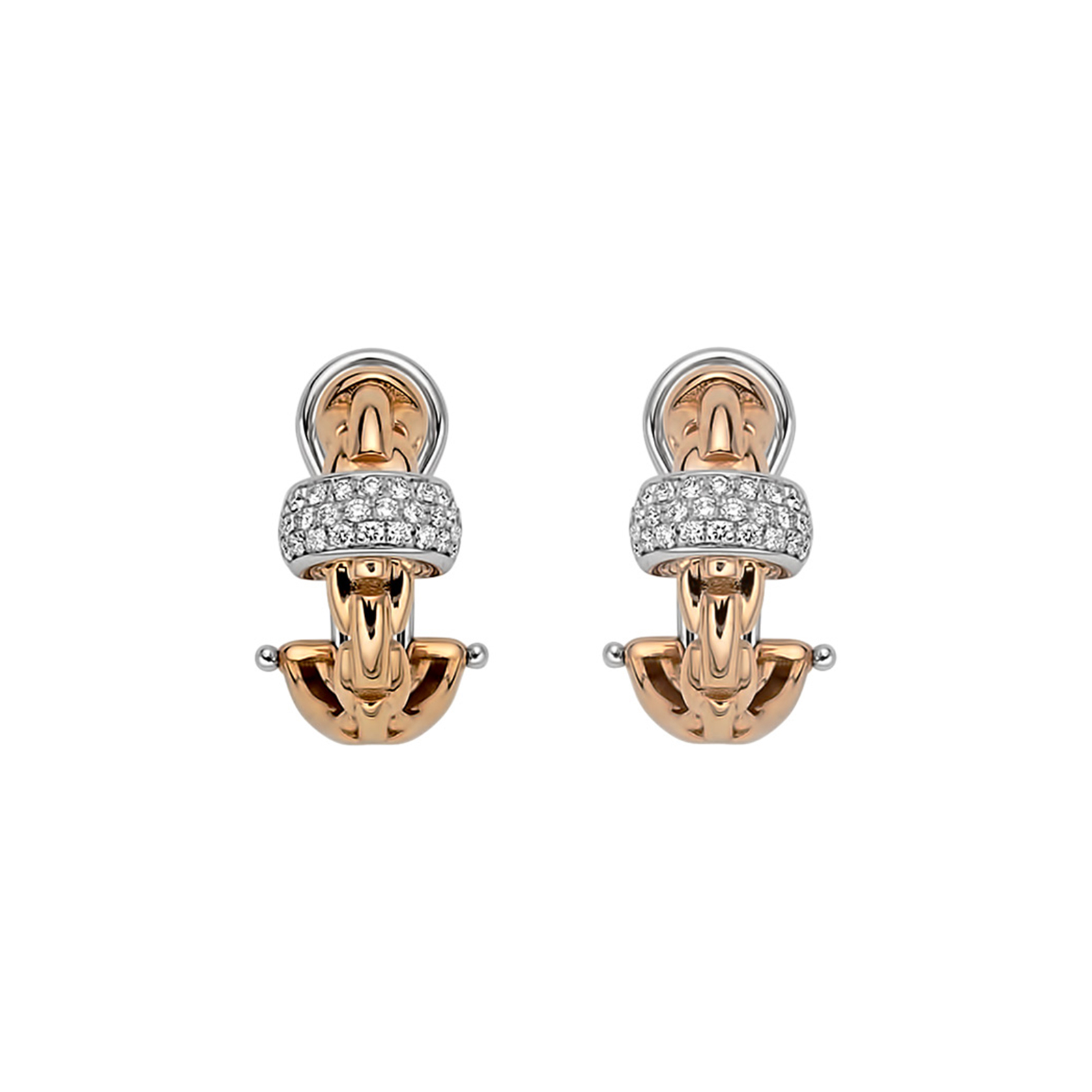 Fope 18ct Rose & White Gold EKA Earrings Reviews