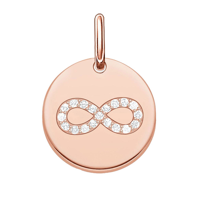 Thomas Sabo Love Coins Rose Gold Plated Infinity Disc Pendant Lbpe0004-416-14 Reviews