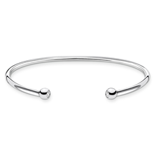 Thomas Sabo Sterling Silver Cubic Zirconia 17.5cm Bangle | What's New ...