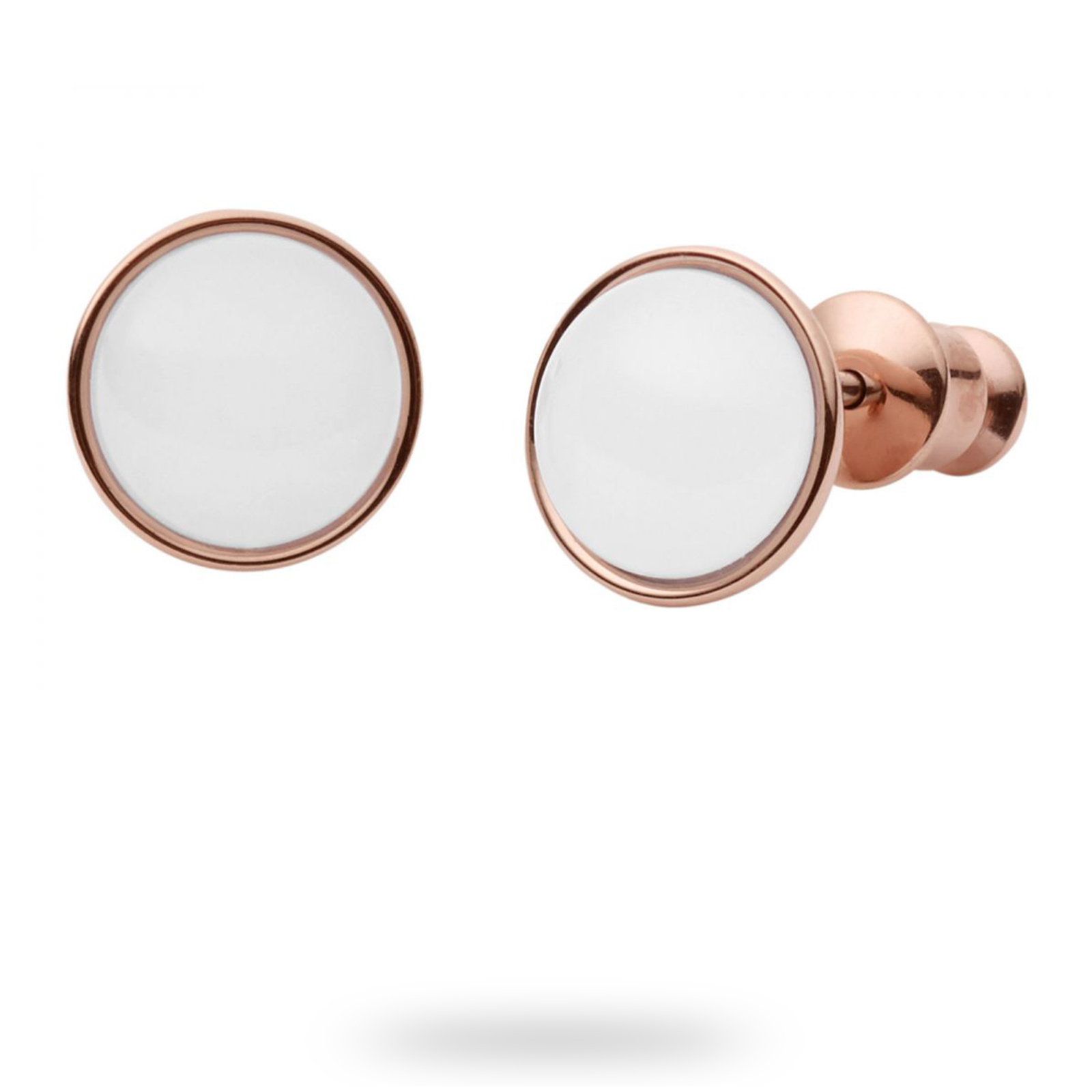 Skagen Sea Glass Rose Gold Tone Stud Earrings Reviews