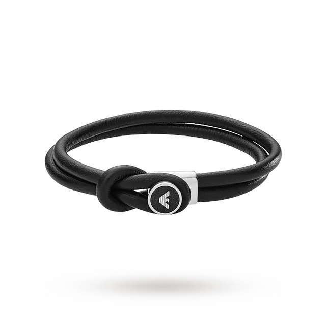 Emporio Armani Mens Signature Black Bracelet EGS2212040 Review