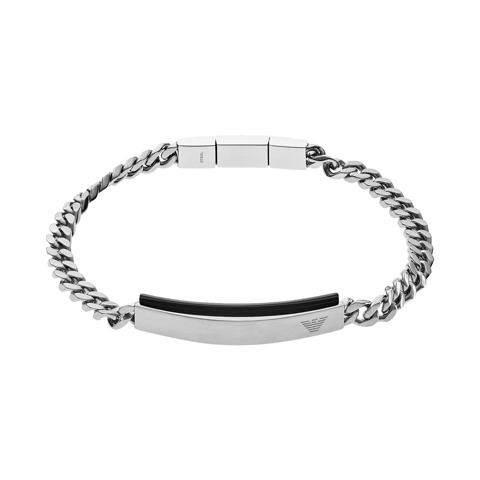 armani steel bracelet