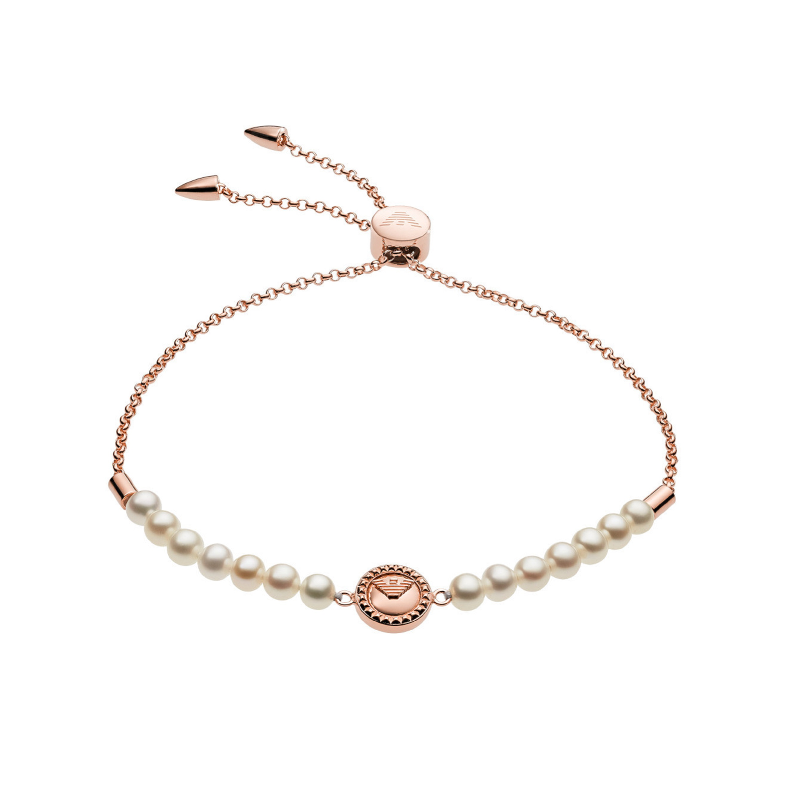 Emporio Armani Rose Gold Coloured Fresh Water Pearl Slider Bracelet Review