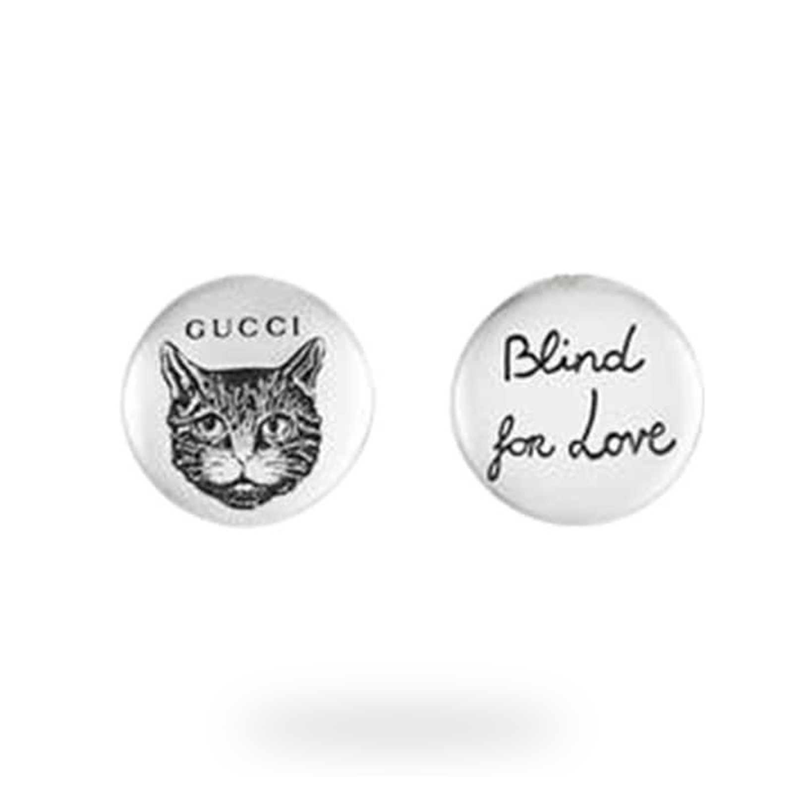 Gucci Blind for Love Circle Earrings 