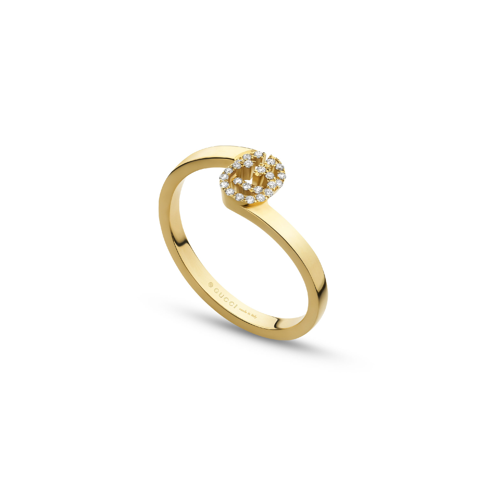 Gucci Running G Ring in 18ct Yellow Gold with Diamonds Reviews