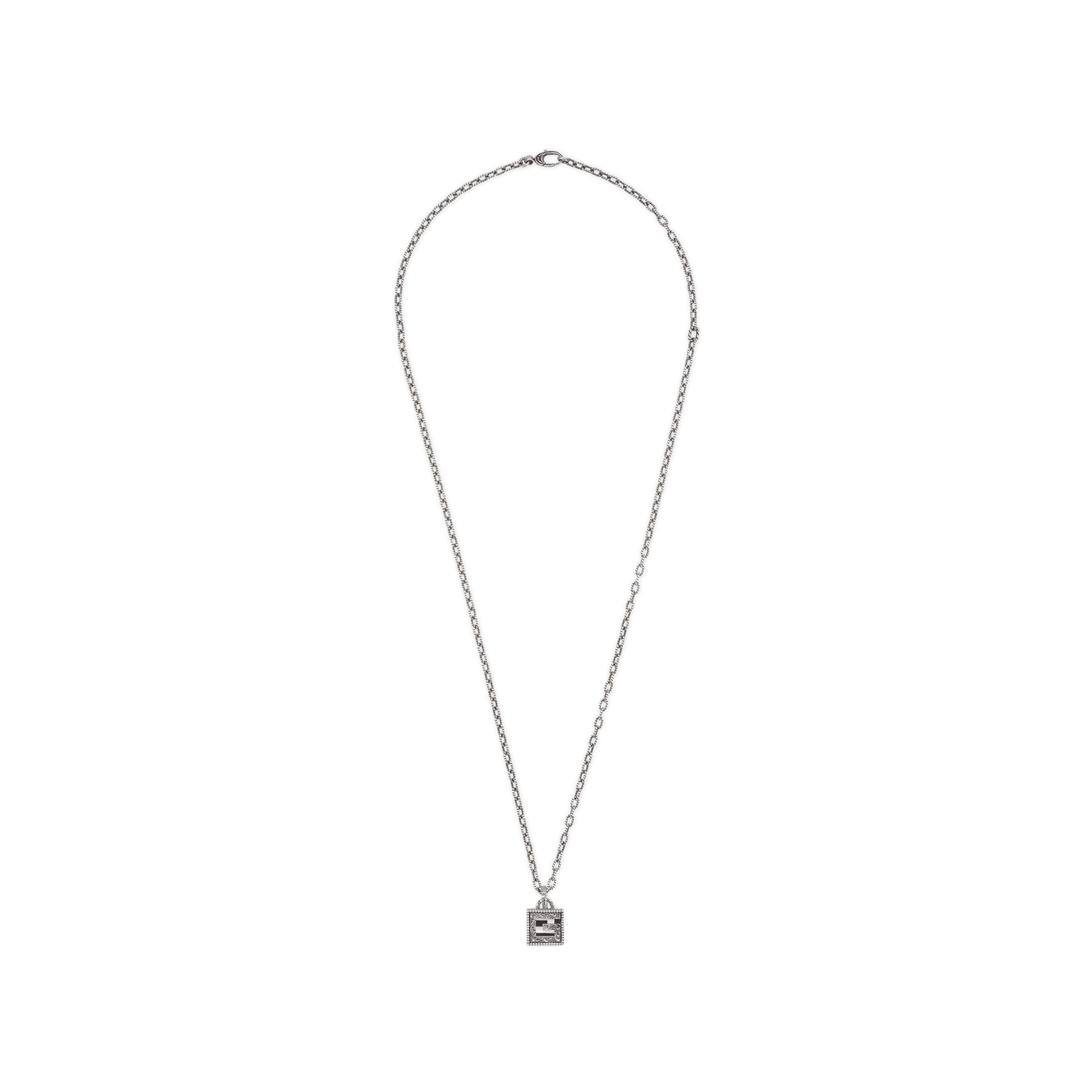 Gucci Necklace with Square G Cross in Silver Reviews