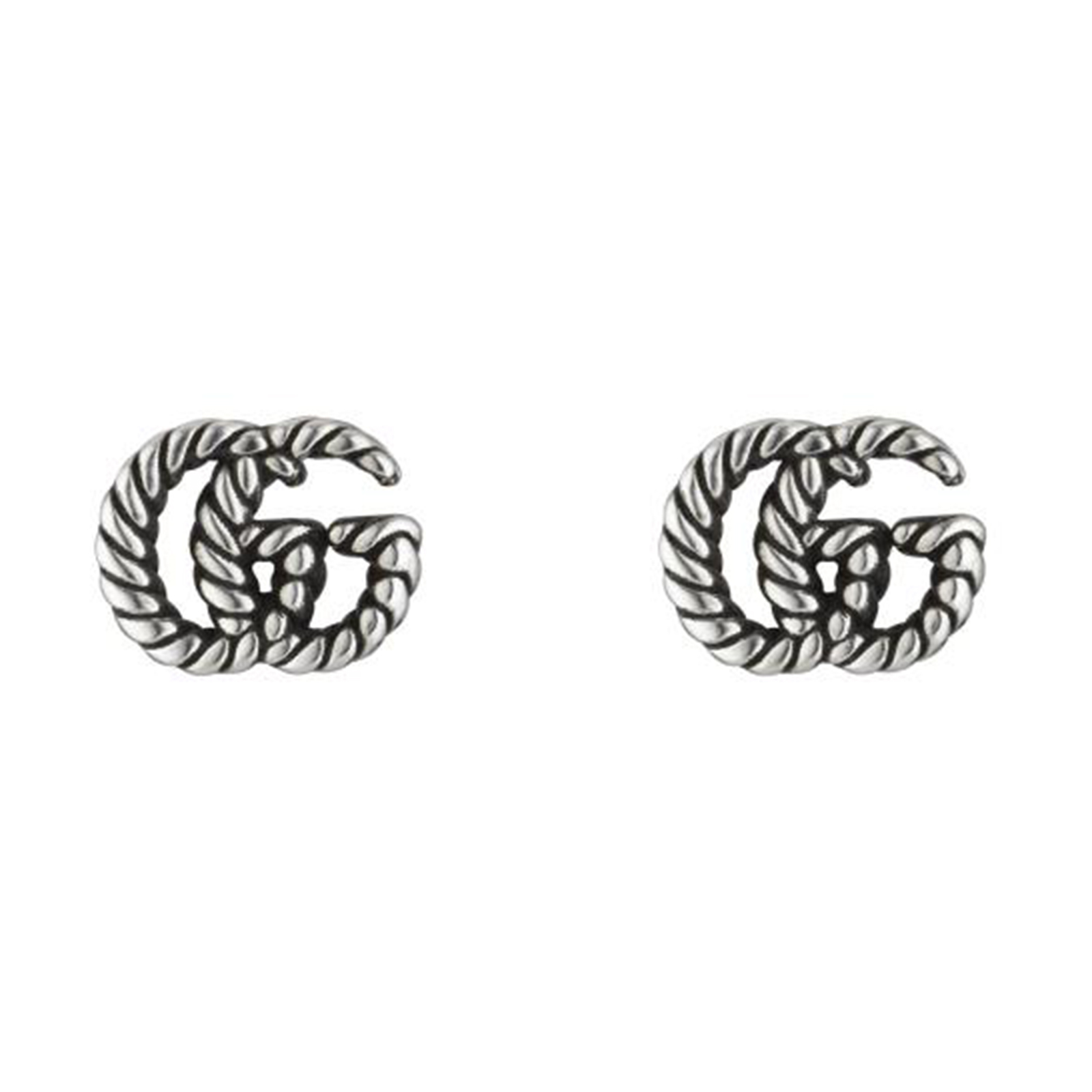 gucci gg earrings silver