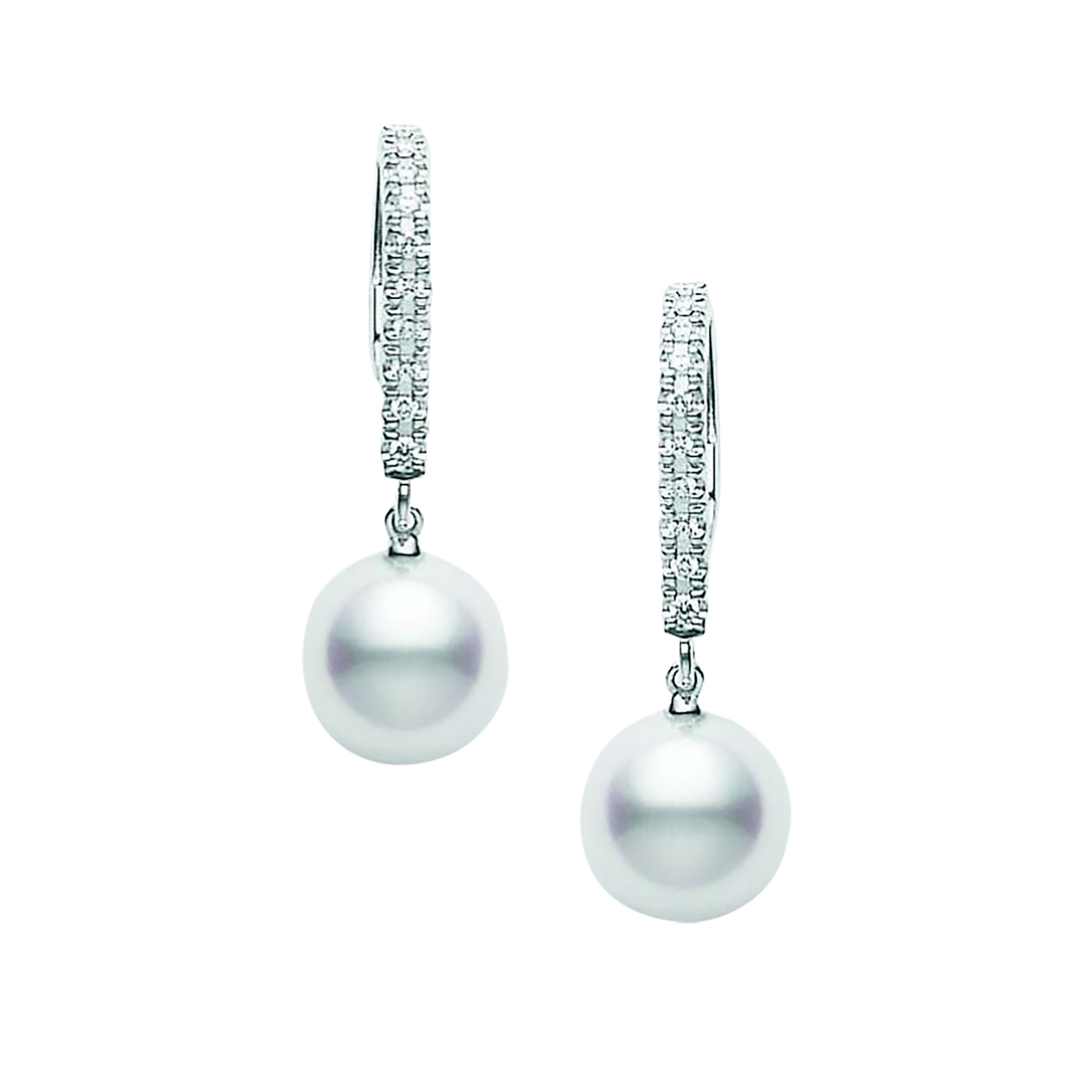 Mikimoto Clic Elegance Collection Lever Back Earrings Mikimoto Clic Elegance Collection Lever Back Earrings
