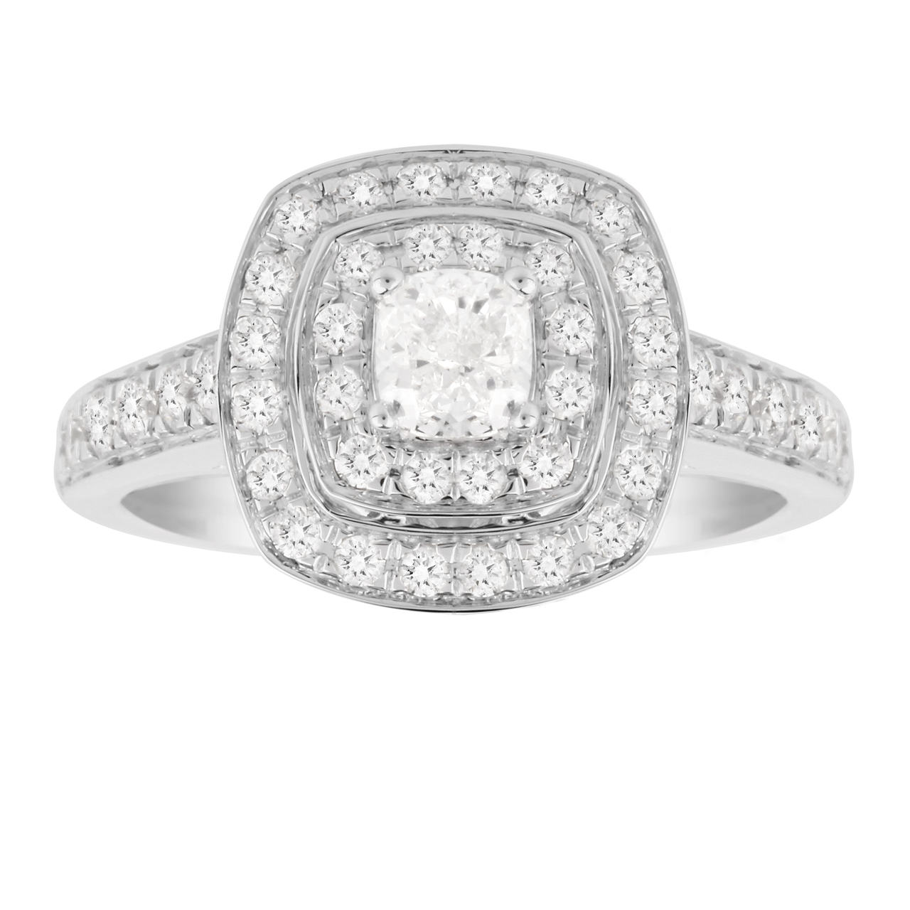 Jenny Packham Cushion Cut 1.20 Carat Total Weight Double ... Reviews