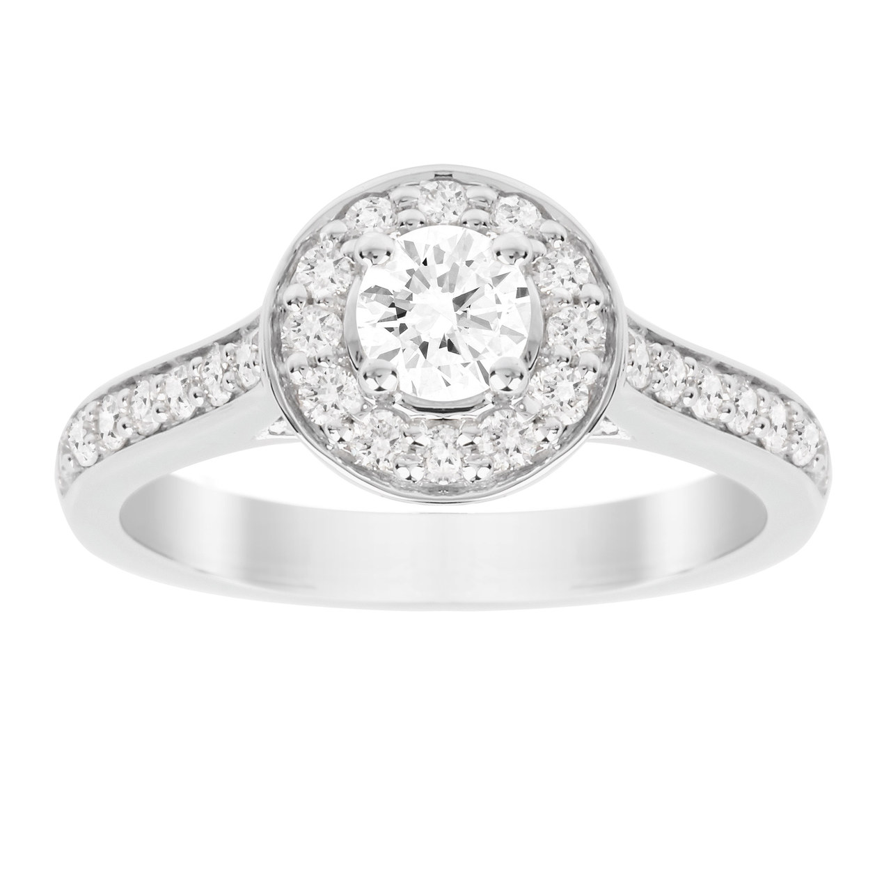 Jenny Packham Brilliant Cut 0.85 Carat Total Weight Halo ... Reviews