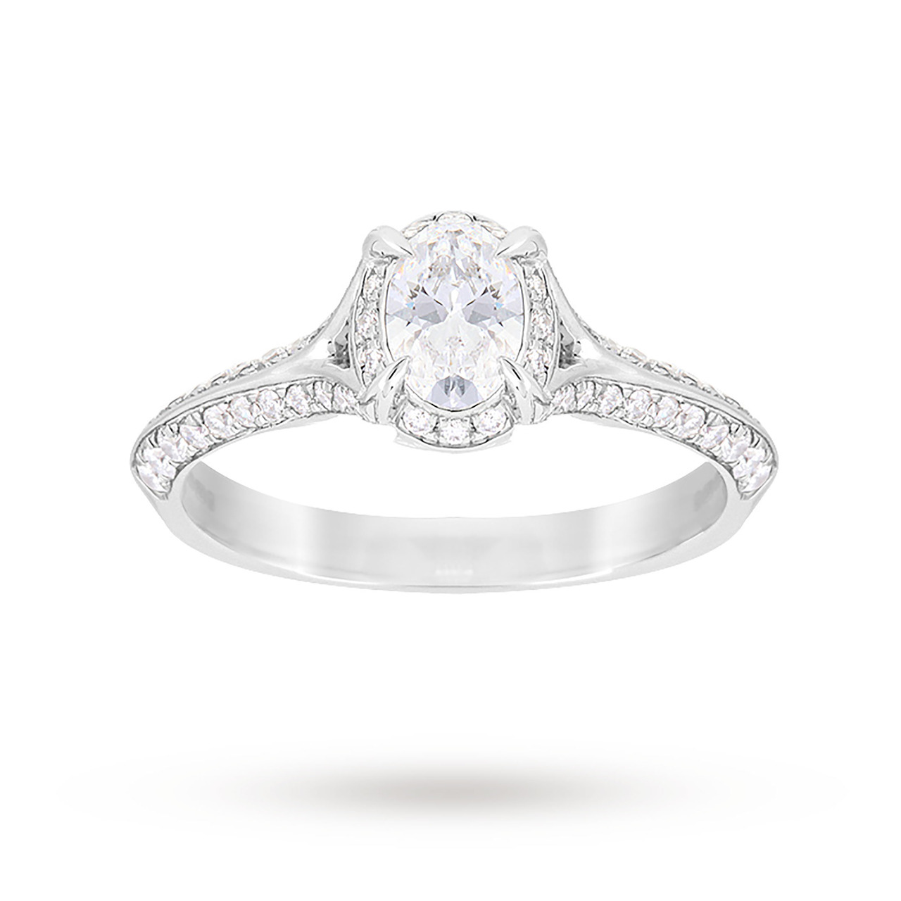 Jenny Packham Oval Cut 0.85 Carat Total Weight Solitaire ... Reviews