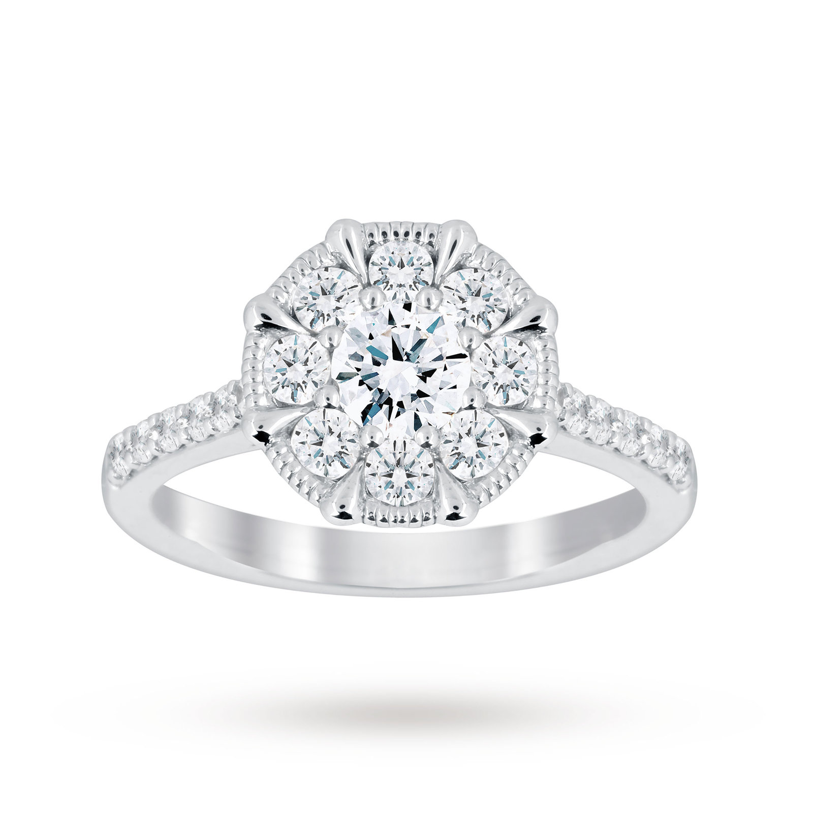 Jenny Packham 18 Carat White Gold 1.00 Carat Diamond 8 Cl ... Reviews