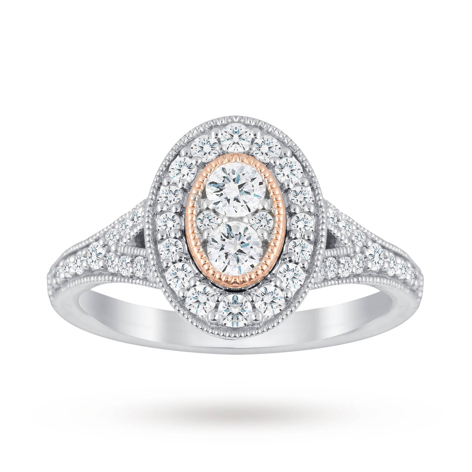 Jenny Packham Platinum 0.60 Carat Diamond Oval Ring With ... Reviews