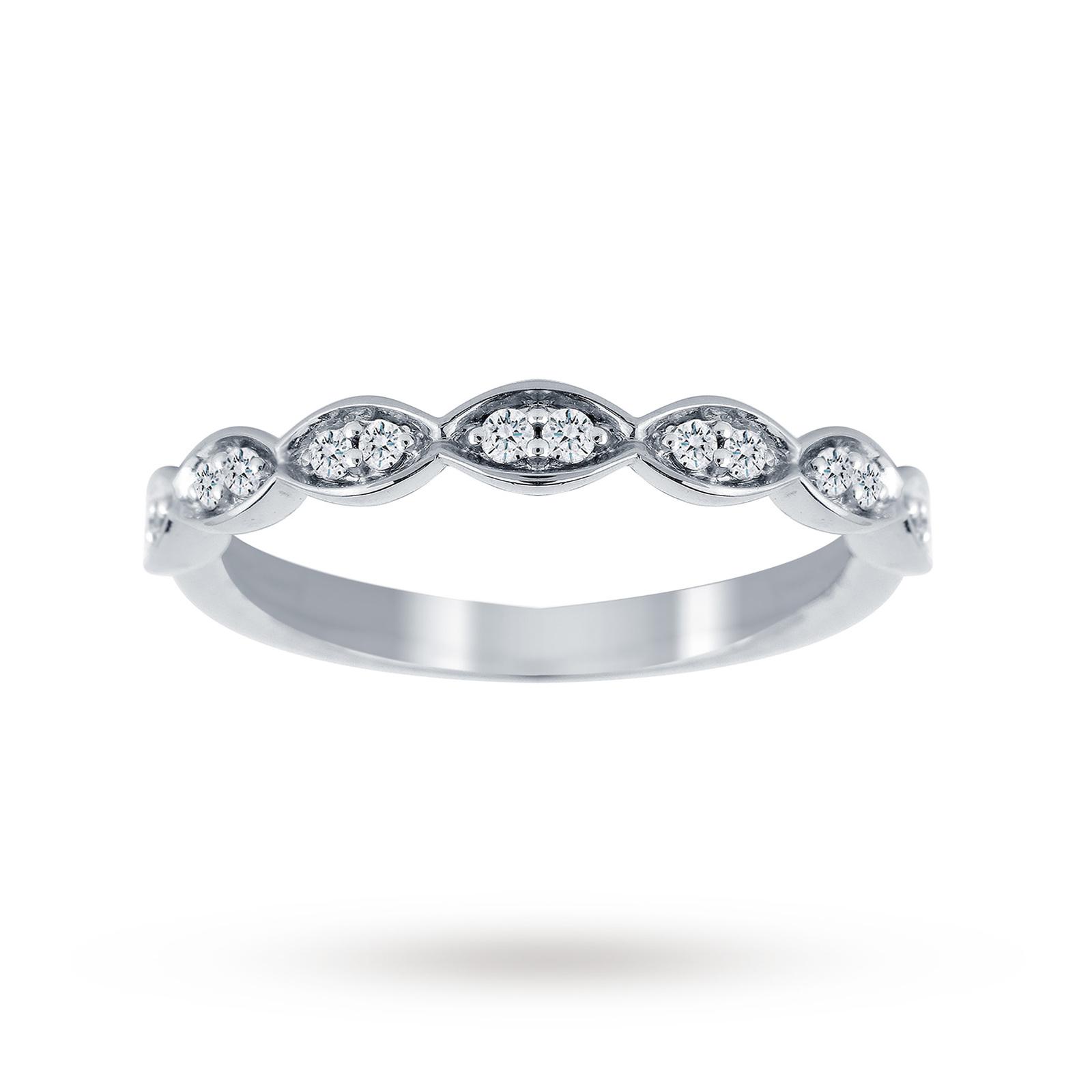 Jenny Packham 18ct White Gold 0.14cttw Band Ring Reviews