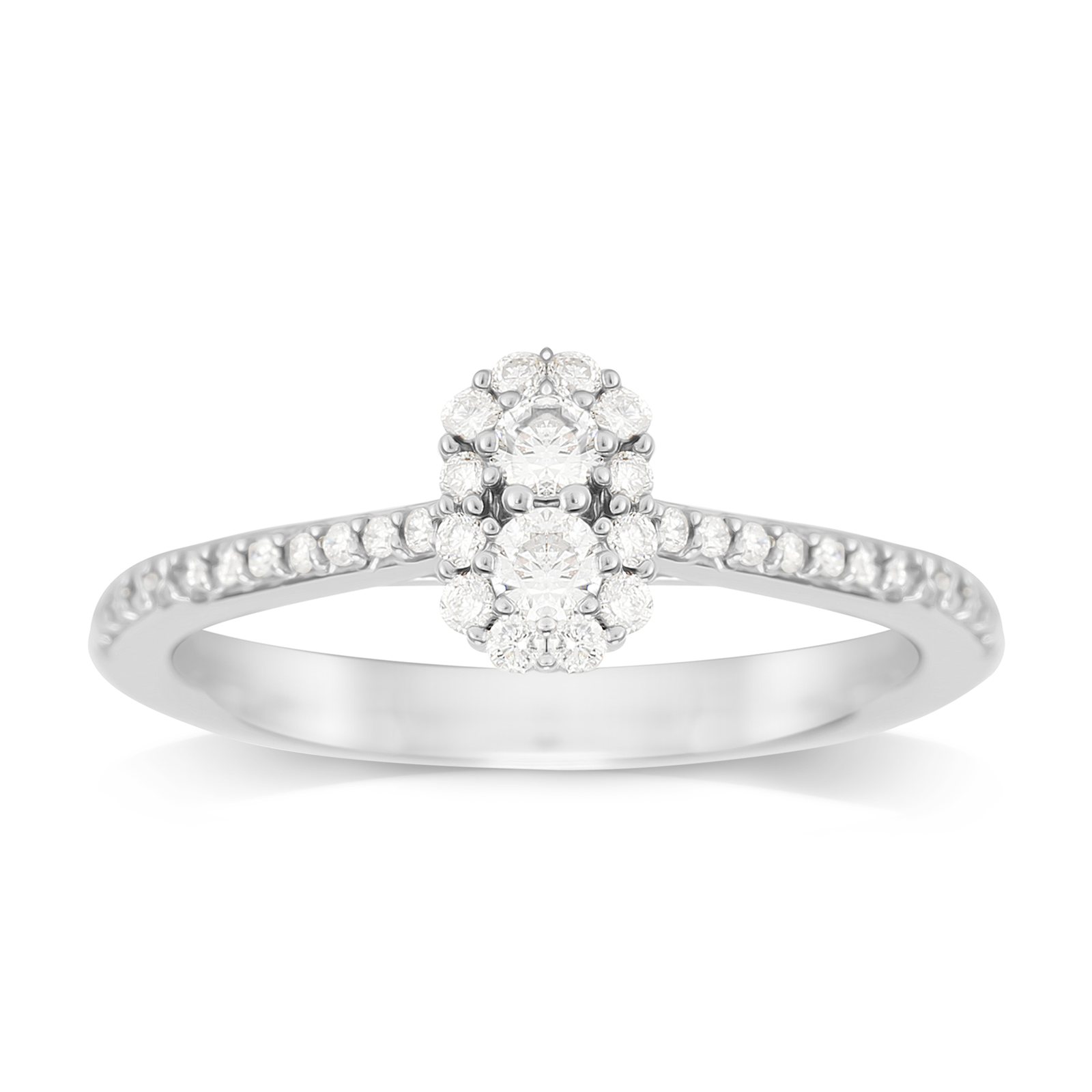 Jenny Packham 18ct White Gold 0.33ct Flower Cluster Diamond Ring Reviews