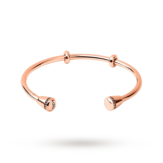 Links Of London Narrative 18kt Rose Gold Vermeil Charm Cuff 5010 3345 Bracelets Jewellery Goldsmiths