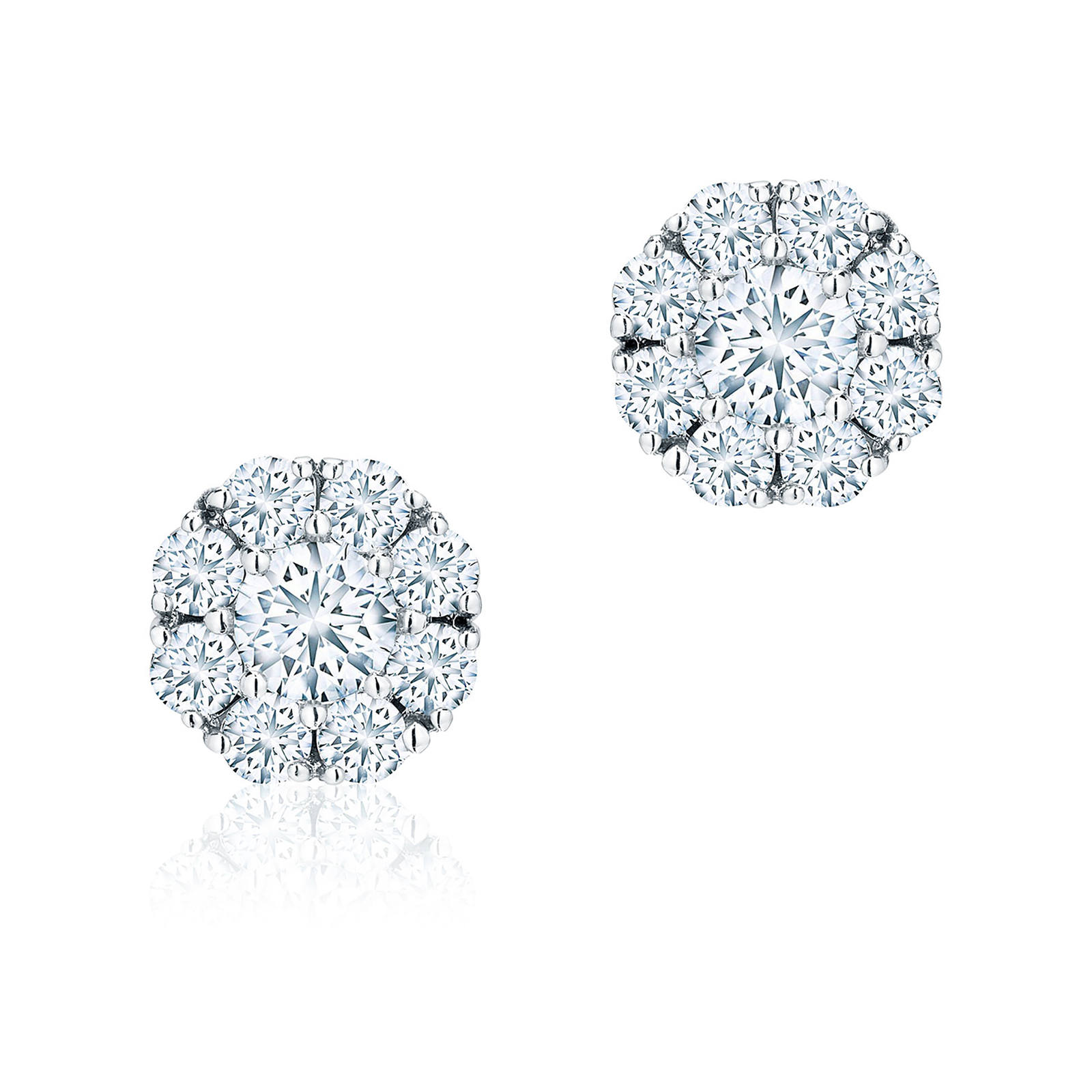 Birks Snowflake 0.92ct Diamond Cluster Stud Earrings Reviews