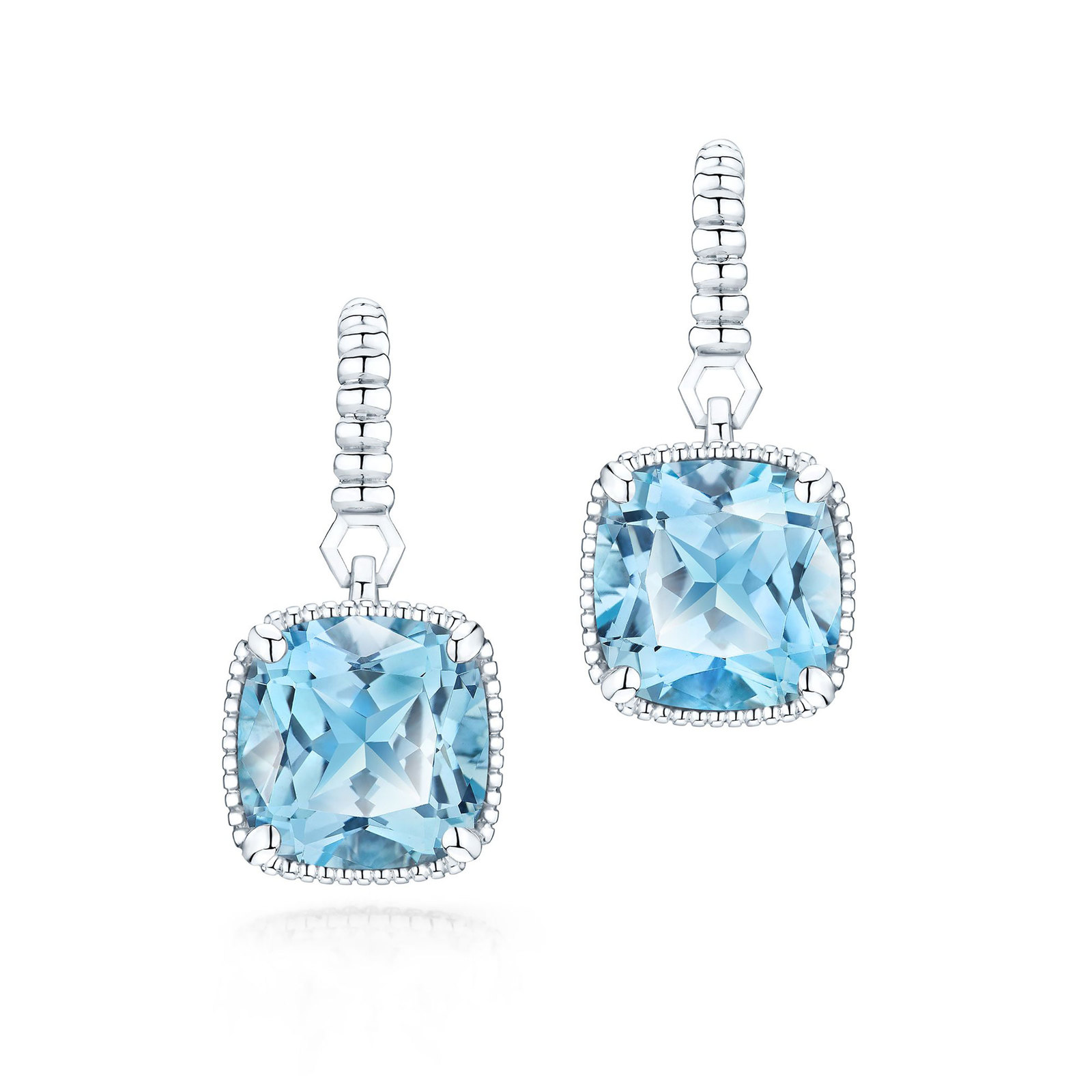 Birks Bee Chic Silver Blue Topaz Drop Earrings Birks Bee Chic Silver Blue Topaz Drop Earrings