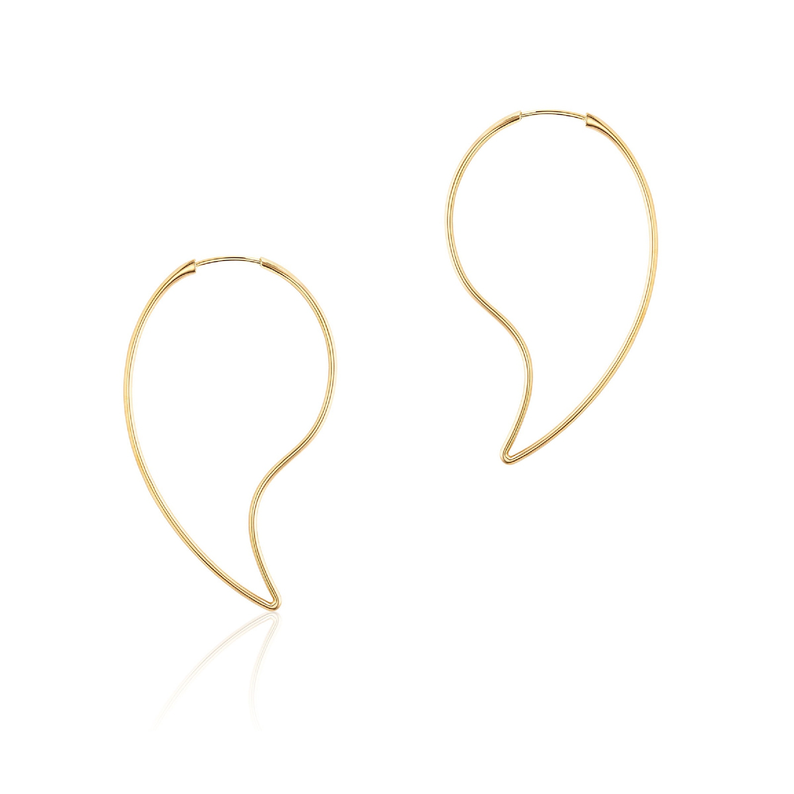 Birks Pétale Large Yellow Gold Hoop Earrings Jewellery Birks Pétale Large Yellow Gold Hoop Earrings