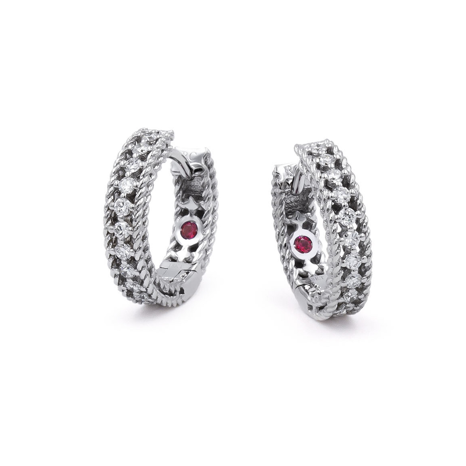 Roberto Coin Symphony 18ct White Gold 0.24ct Diamond Hoop Earrings Review