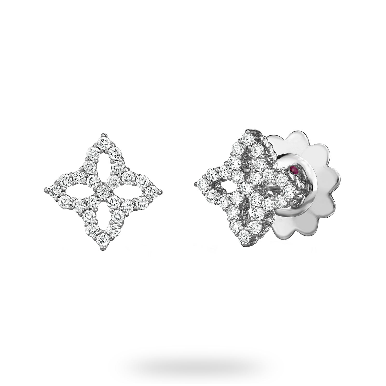 Roberto Coin Princess Flower White Gold 0.31ct Diamond Stud Earrings Reviews