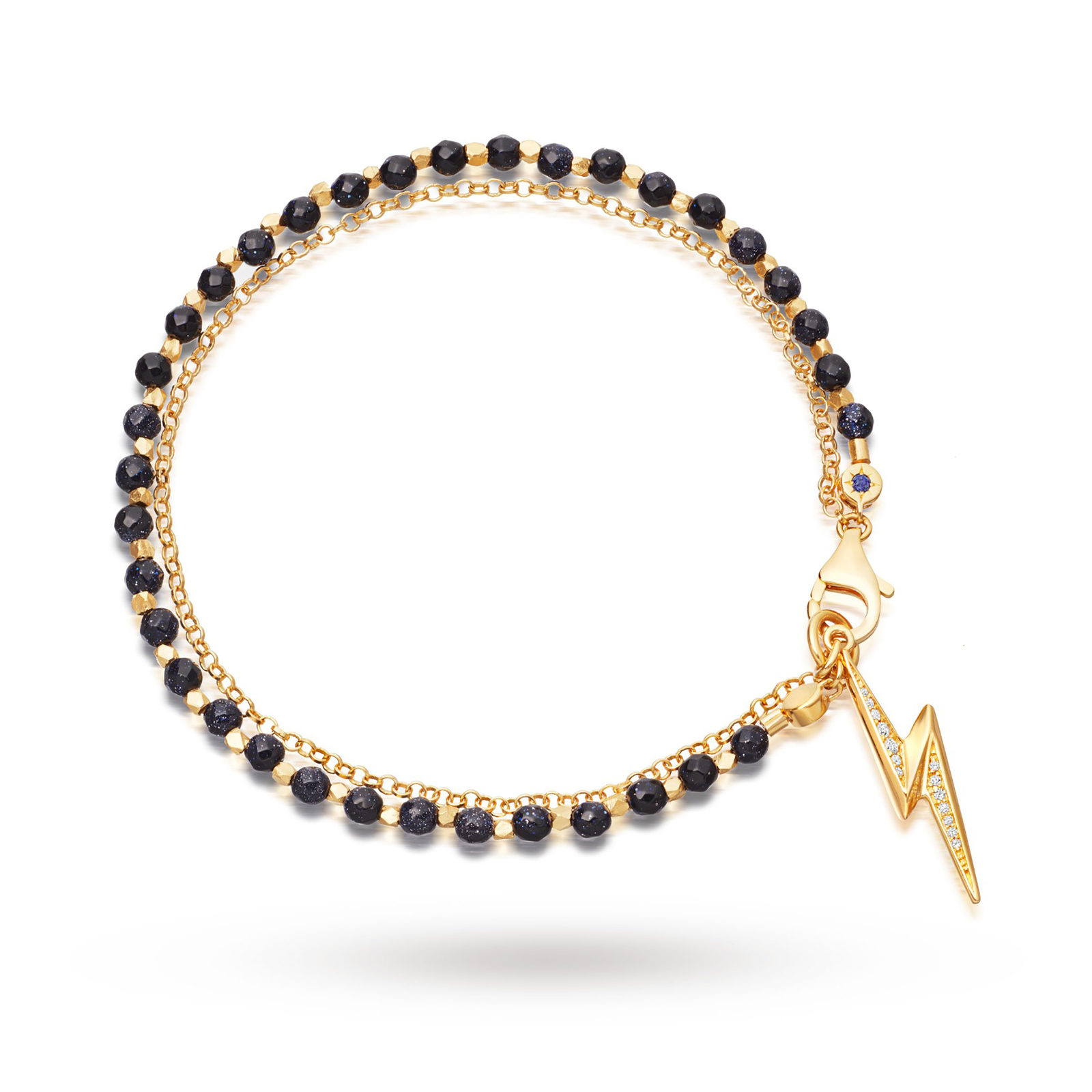 Astley Clarke Midnight Lightning Bolt Biography Bracelet Astley Clarke Midnight Lightning Bolt Biography Bracelet