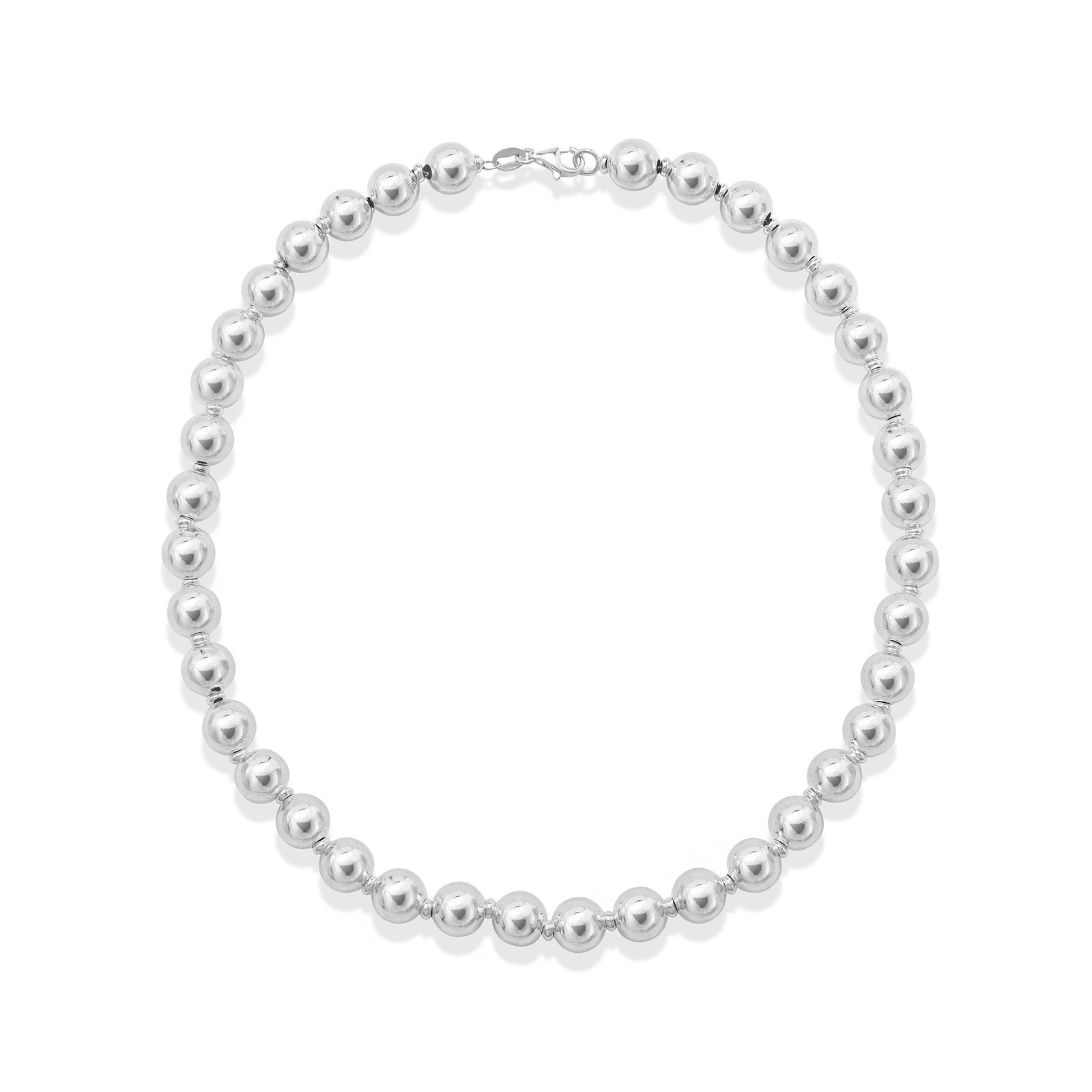 Mappin & Webb Sonnet Silver 10mm Bead Necklace Reviews