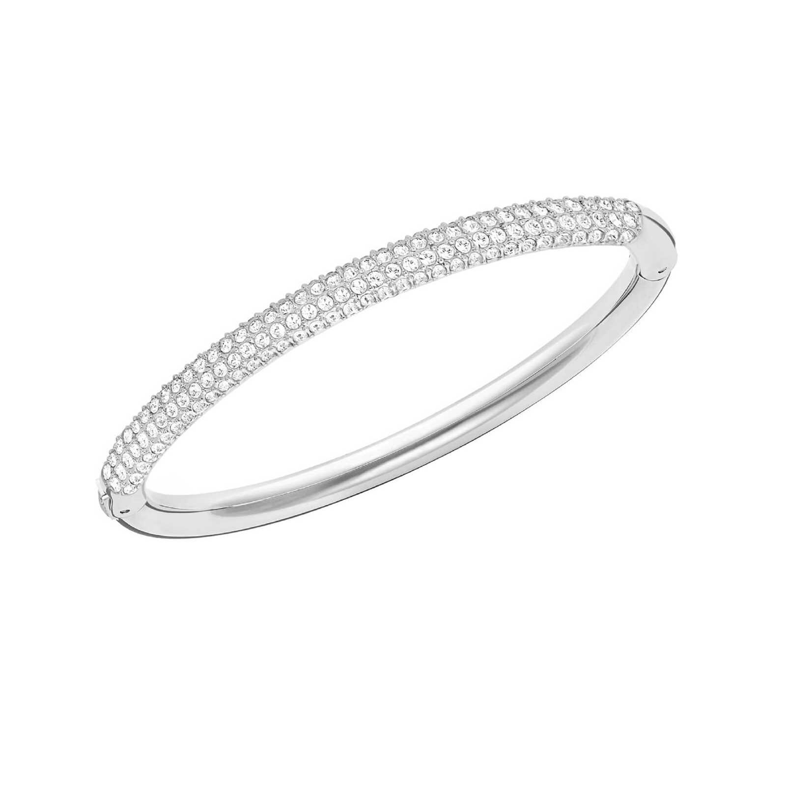 SWAROVSKI Silver White Stone Bangle Review