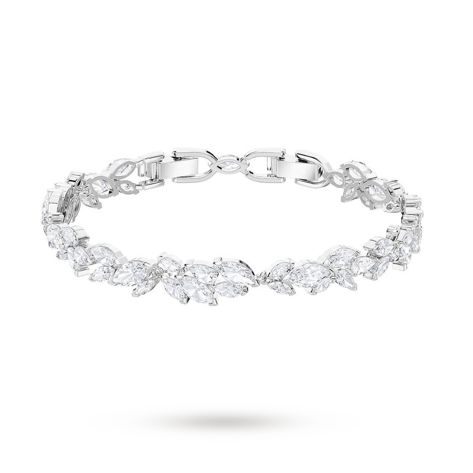 silver crystal bracelet