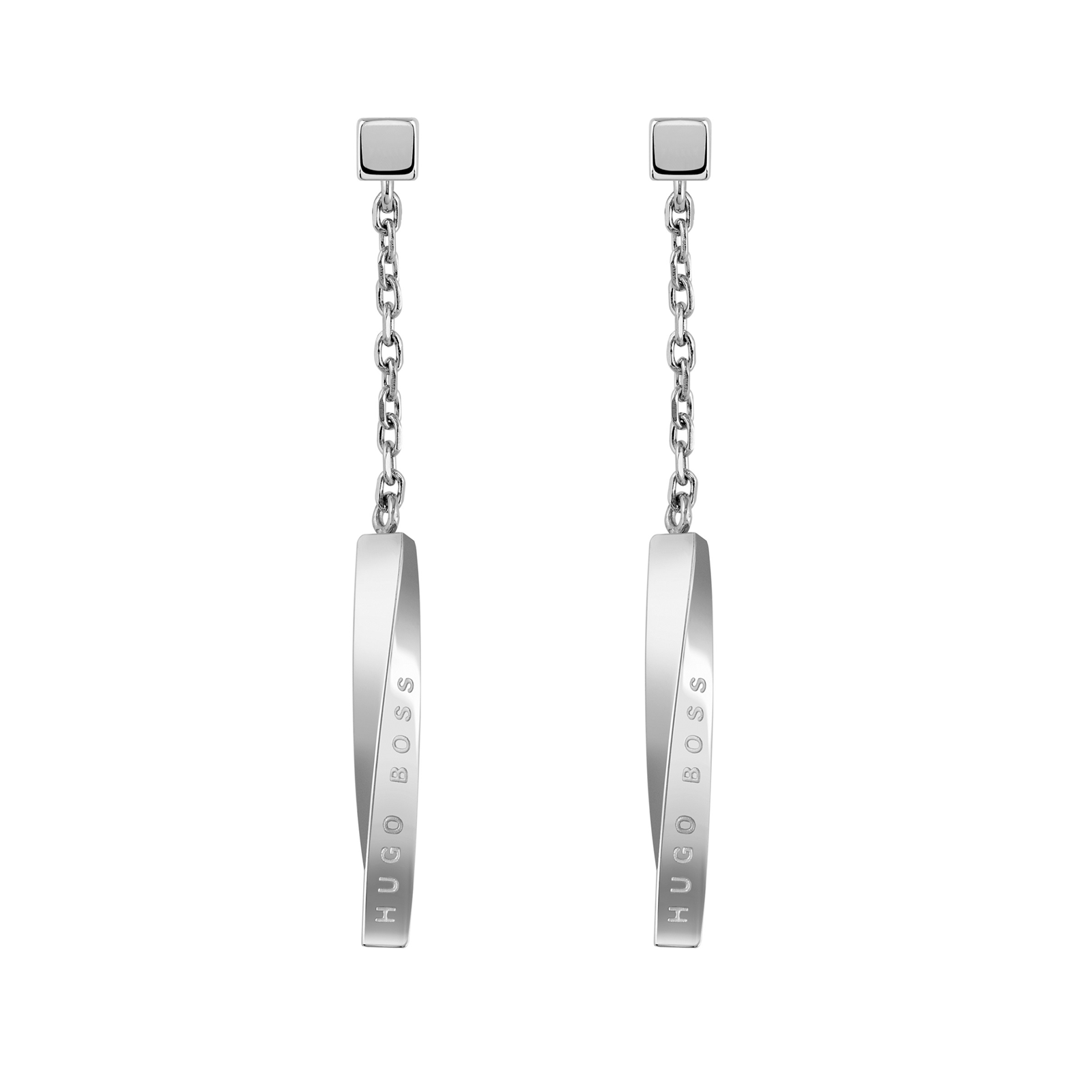 BOSS Signature Stainless Steel Drop Earrings Review