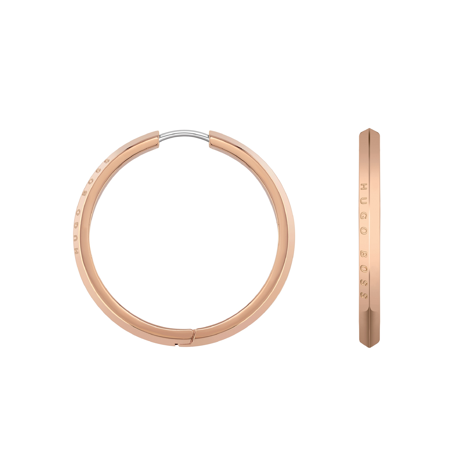 BOSS Insignia Rose Gold Coloured Hoop Earrings Review