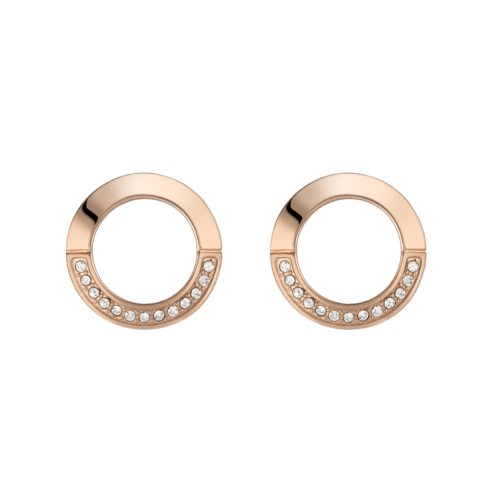 BOSS Ophelia Crystal Rose Gold Coloured Stud Earrings Review